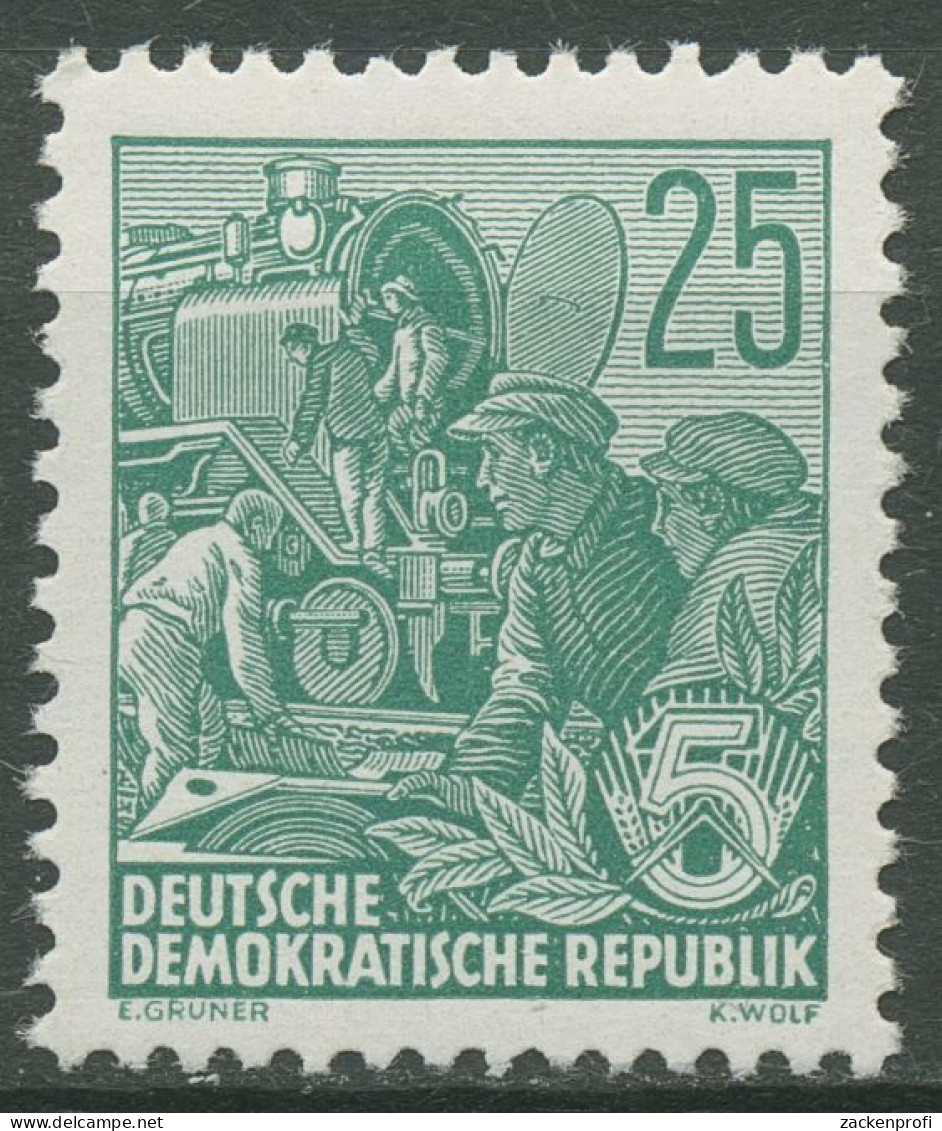 DDR 1953 Fünfjahrplan (II) Dampflokomotive 415 X II Postfrisch - Unused Stamps