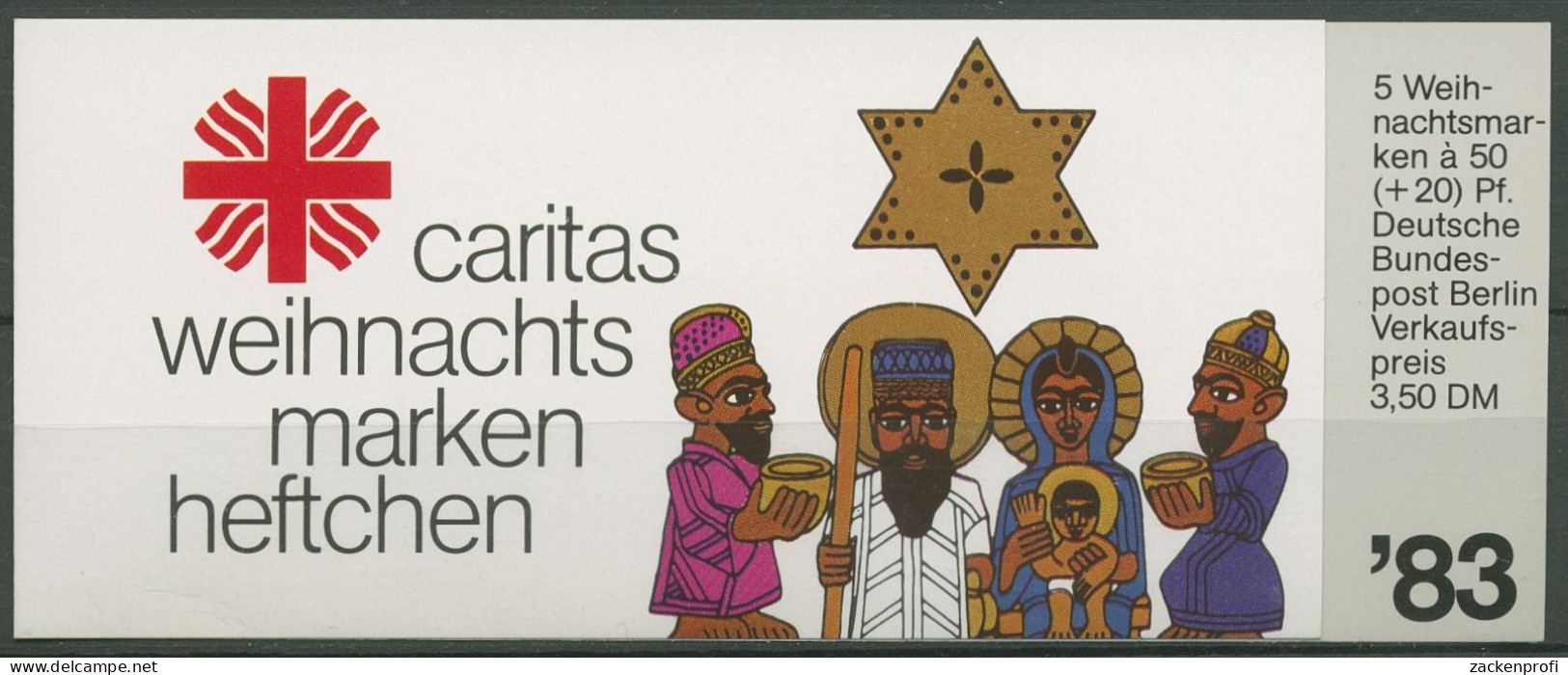 Berlin Caritas 1983 Weihnachten Markenheftchen (707) MH W 1 ESST Berlin (C60238) - Libretti