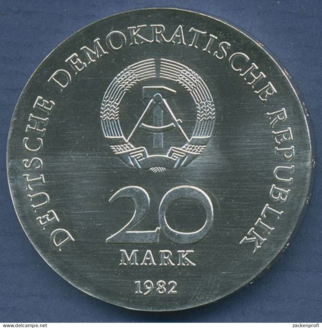 DDR 20 Mark 1982 Clara Zetkin, J 1587 Vz/st (m3271) - Sonstige & Ohne Zuordnung