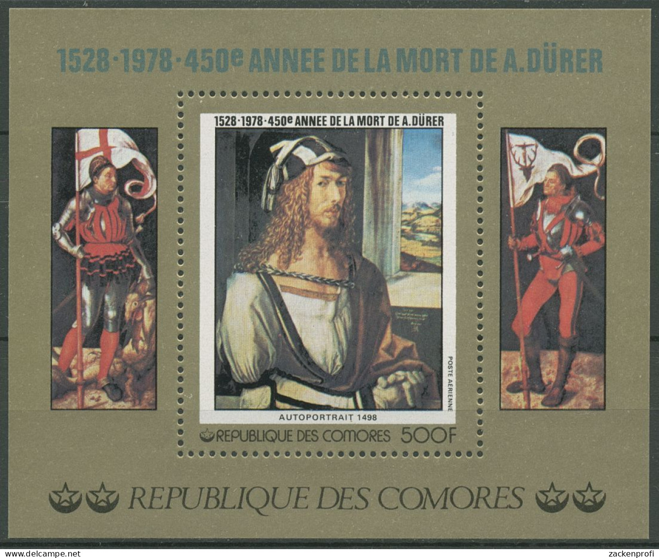 Komoren 1978 Gemälde Albrecht Dürer Block 132 A Postfrisch (C62477) - Isole Comore (1975-...)