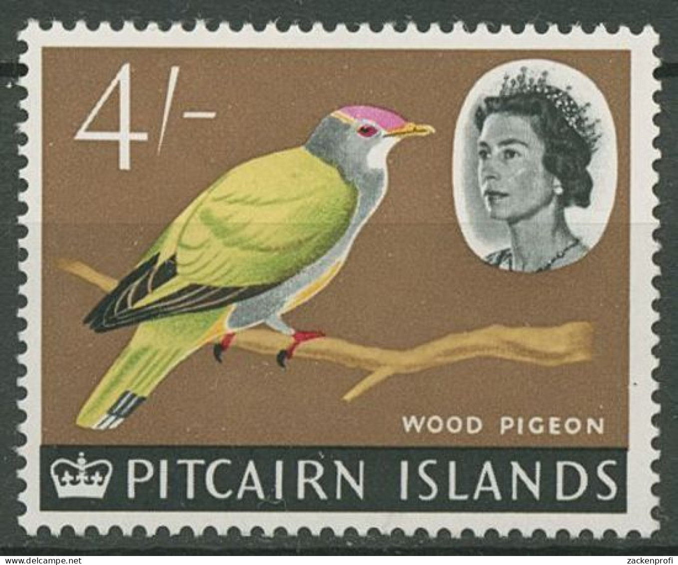 Pitcairn 1964 Vögel Fruchttaube 50 Postfrisch - Pitcairneilanden