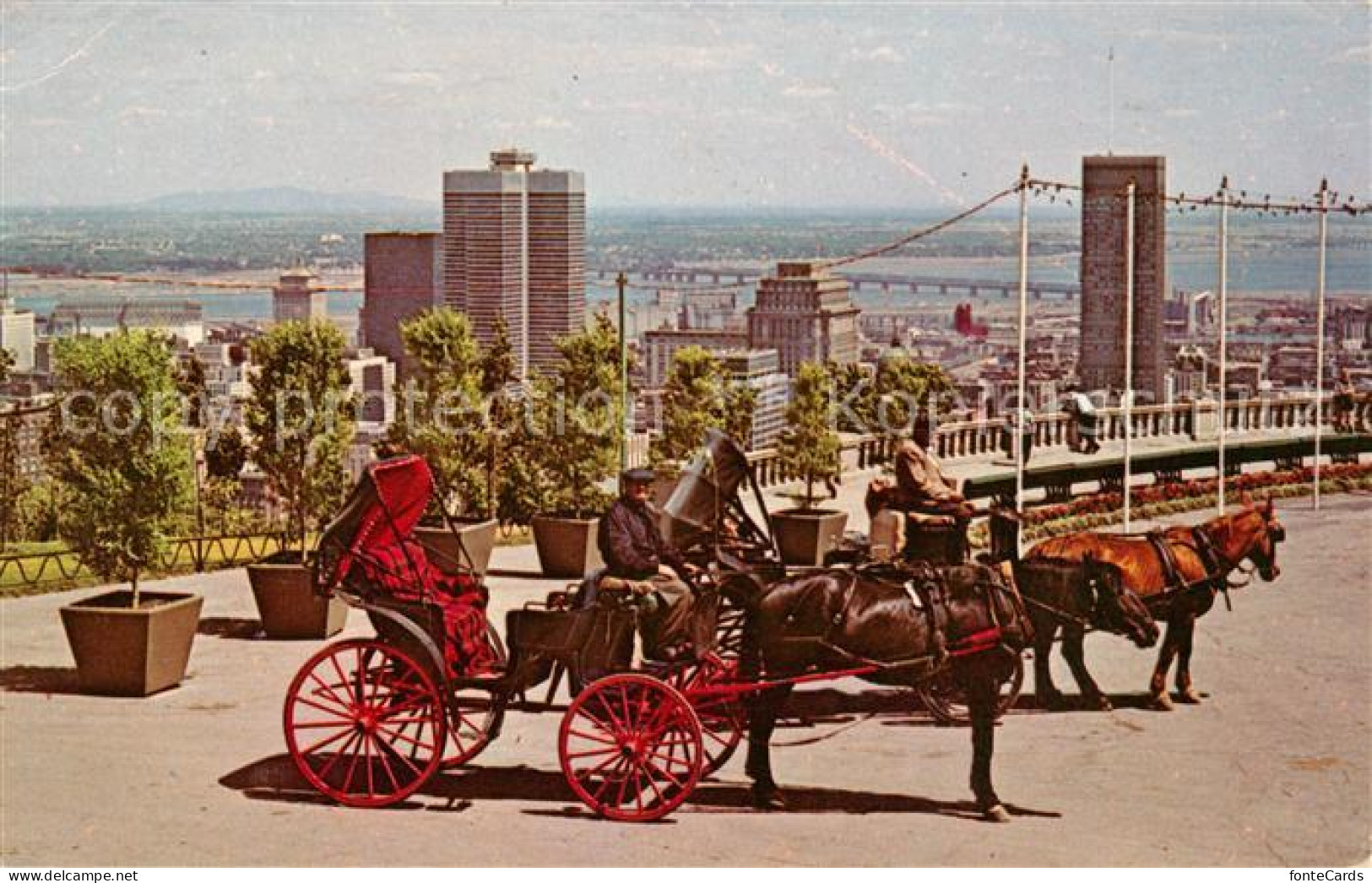 73130787 Montreal Quebec Old French Horsedrawn Carriages On Mount Royal Montreal - Non Classés