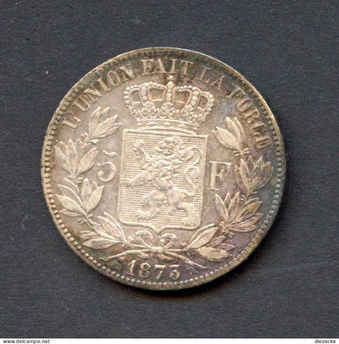 Belgien 1873 5 Franc Leopold II. (Fok13/5 - Non Classificati