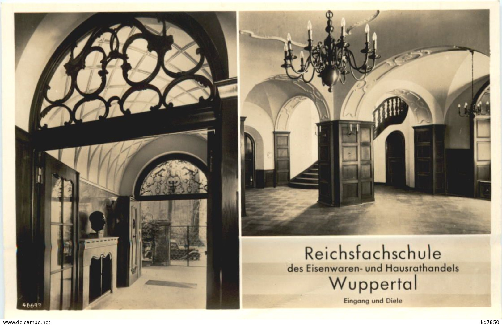 Wuppertal - Reichsfachschule Des Eisenwarenhandles - 3. Reich - Wuppertal