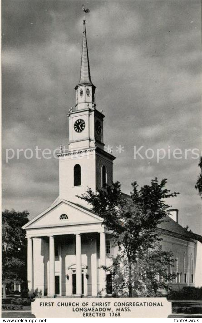 73130744 Longmeadow_United States First Church Of Christ Congregational 18th Cen - Andere & Zonder Classificatie
