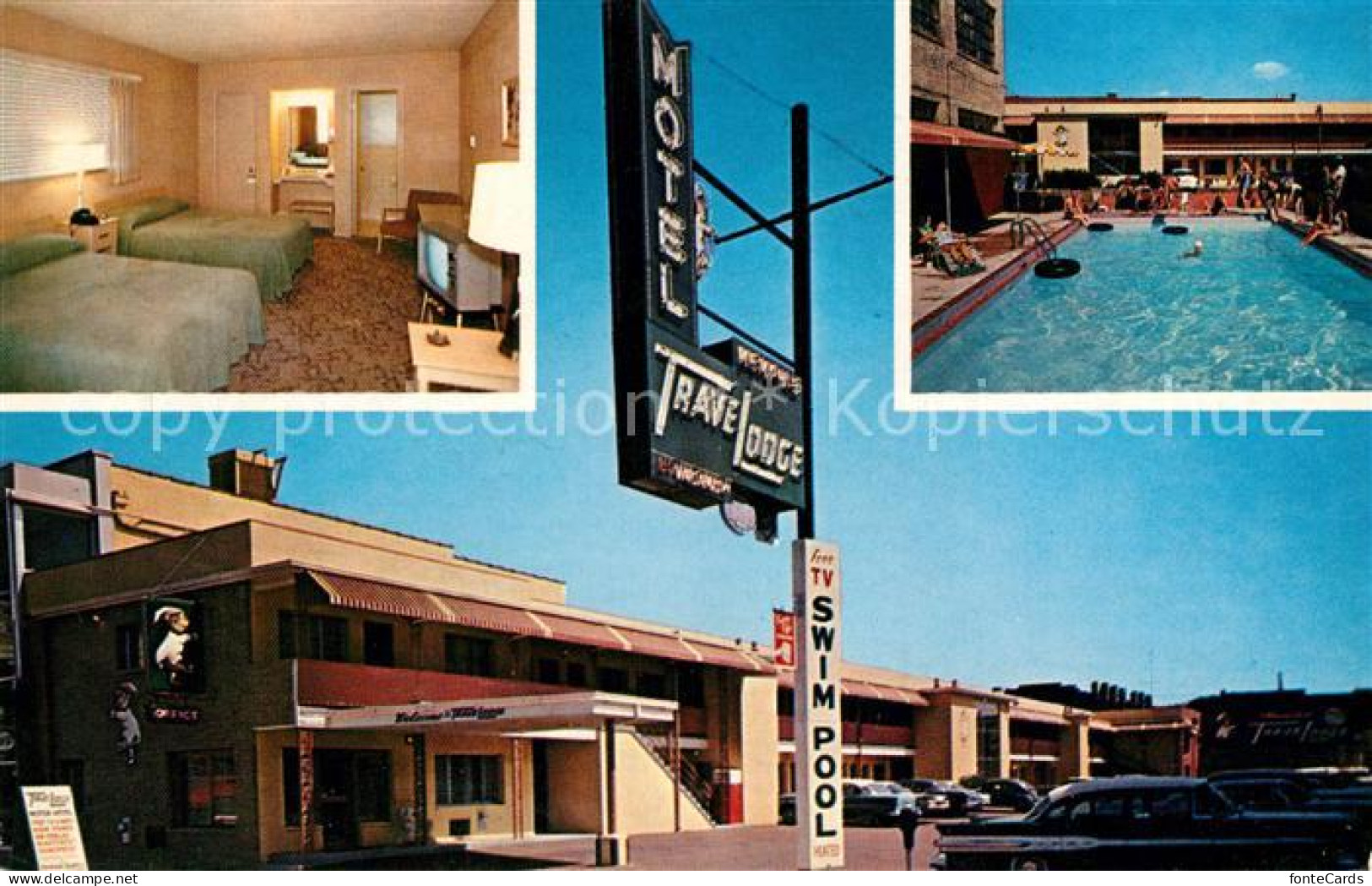 73130723 Memphis_Tennessee Downton Travel Lodge Motel Swimming Pool - Otros & Sin Clasificación