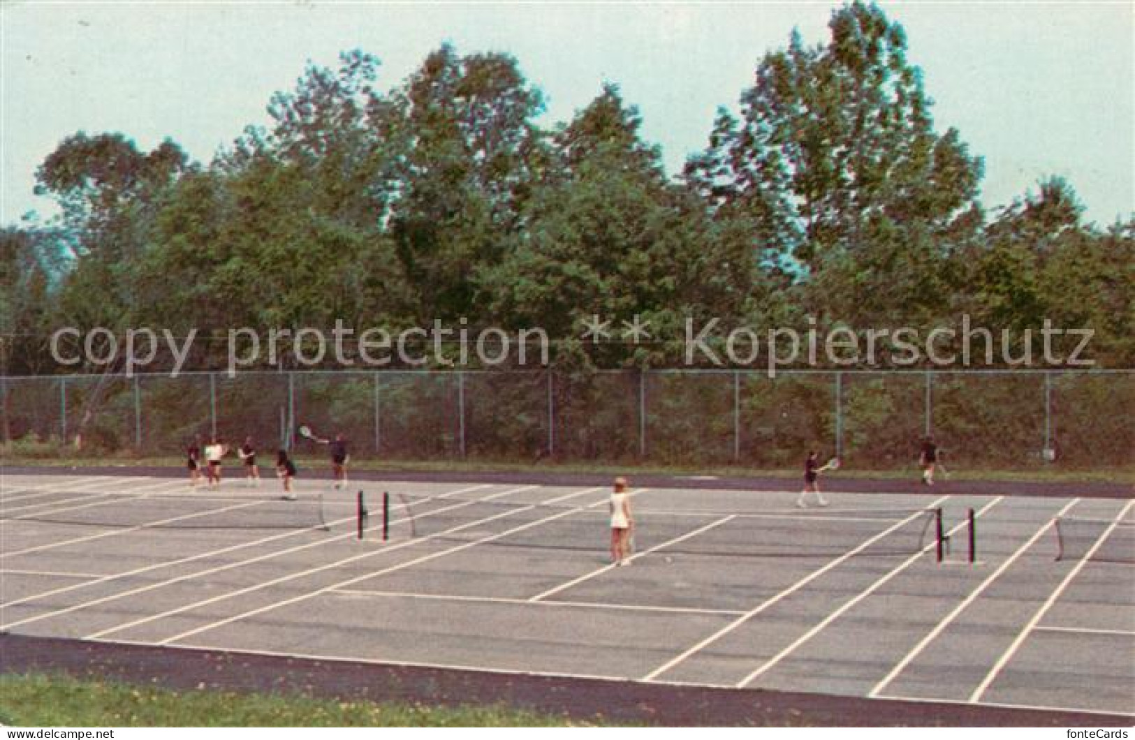 73130702 Kent_Connecticut Ken Wood Camp For Girls Tennis - Altri & Non Classificati