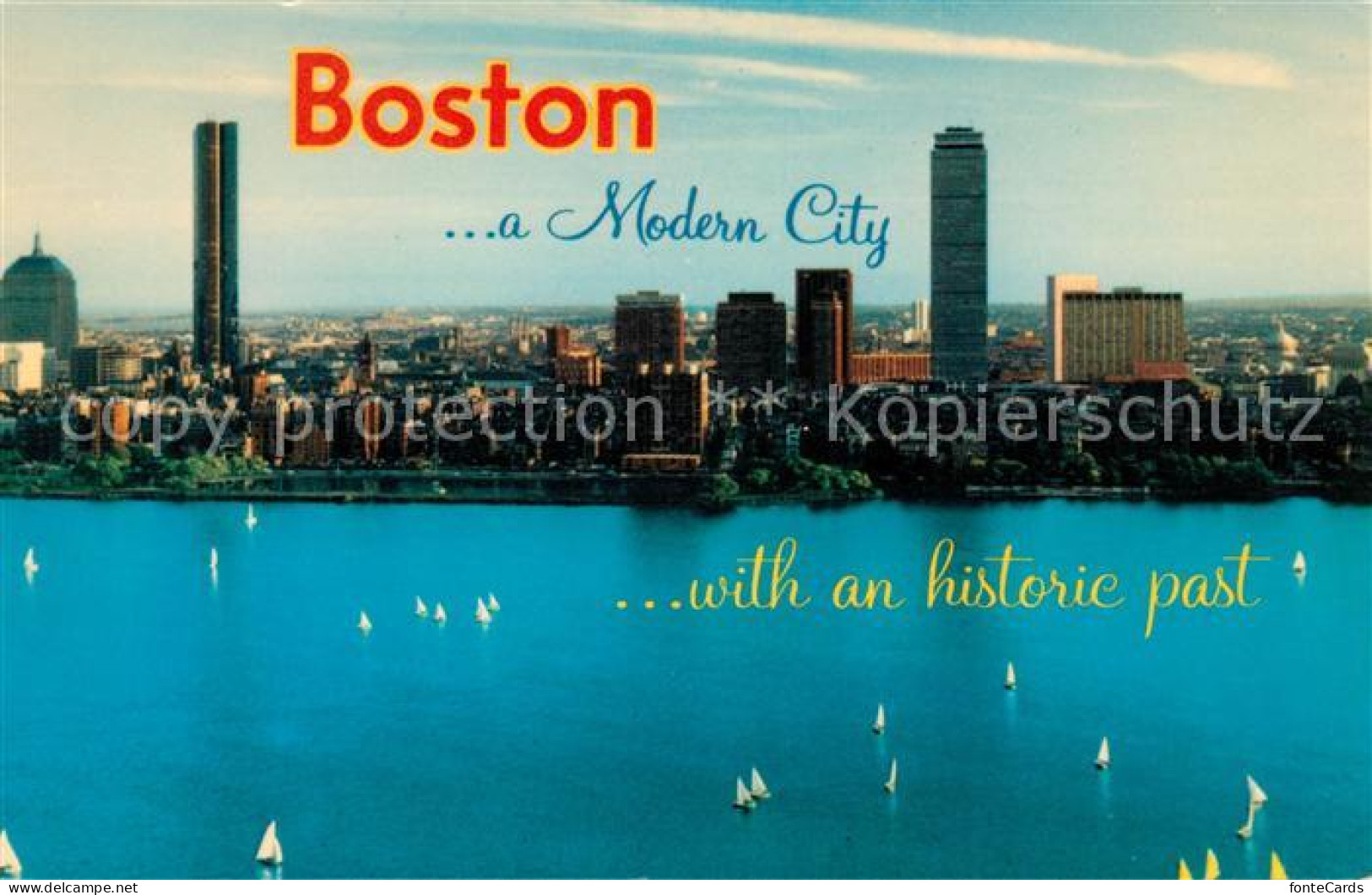 73130619 Boston_Massachusetts Back Bay Skyline - Autres & Non Classés