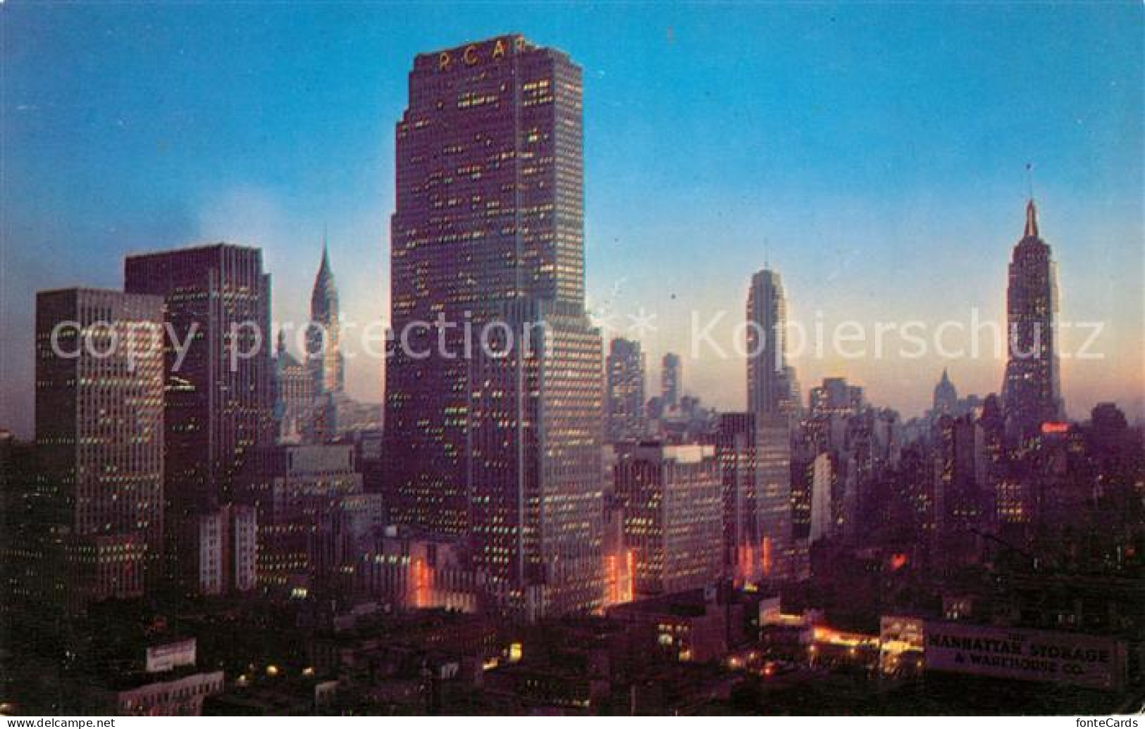 73130615 New_York_City Manhattan RCA Building Chrysler Building Empire State Bui - Other & Unclassified