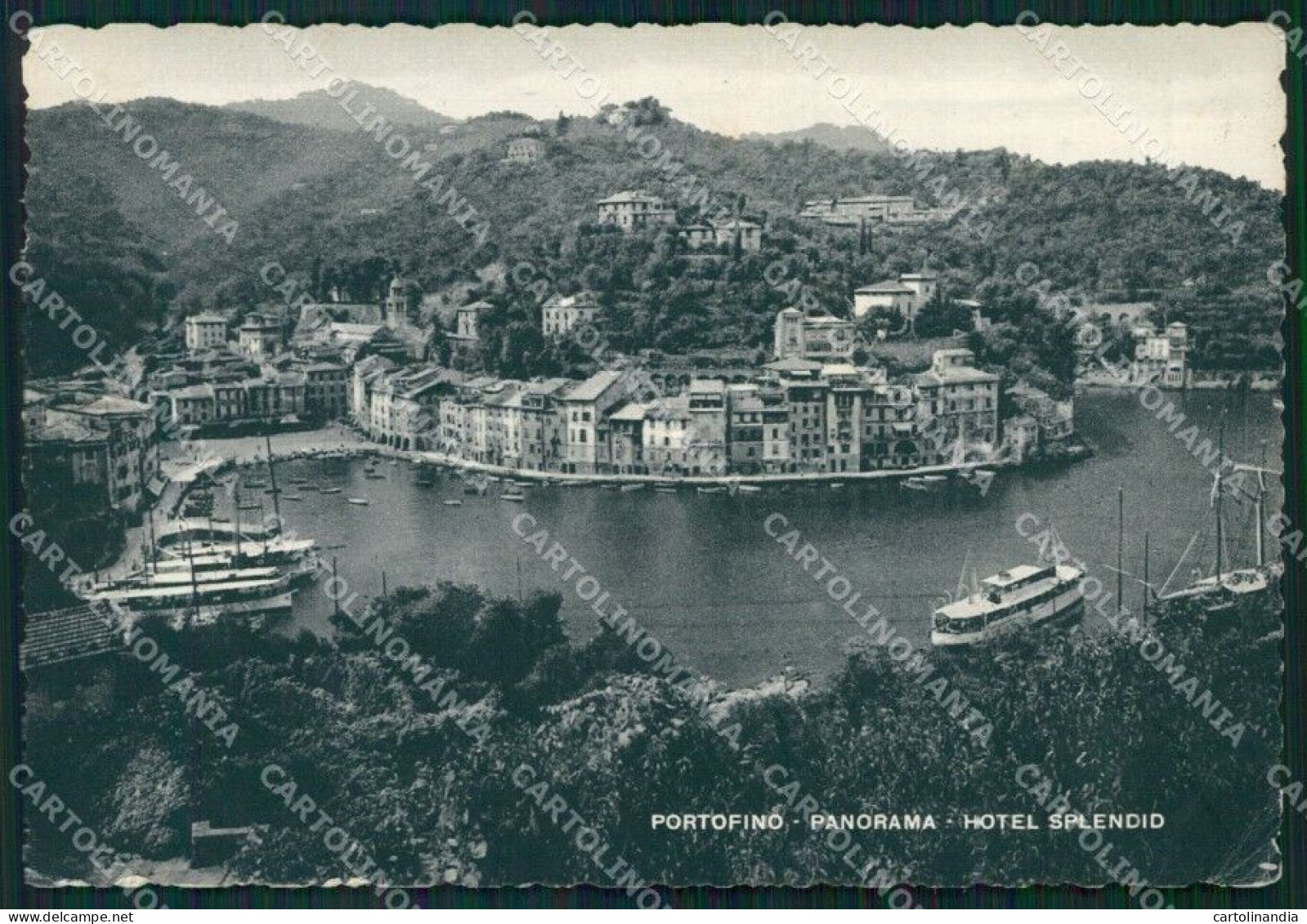 Genova Portofino Barche PIEGHINA FG Cartolina HB4705 - Genova (Genoa)