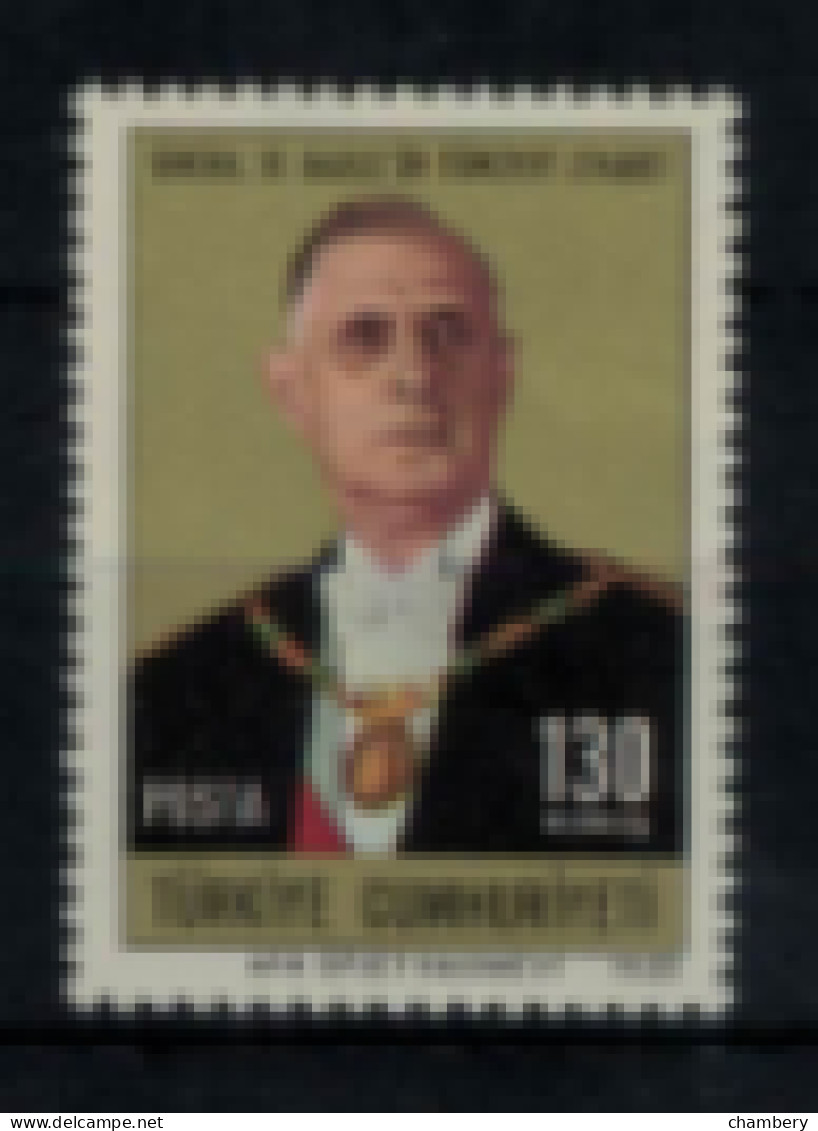 Turquie - "Visite Du Général De Gaulle" - T. Neuf 2** N° 1880 De 1968 - Unused Stamps