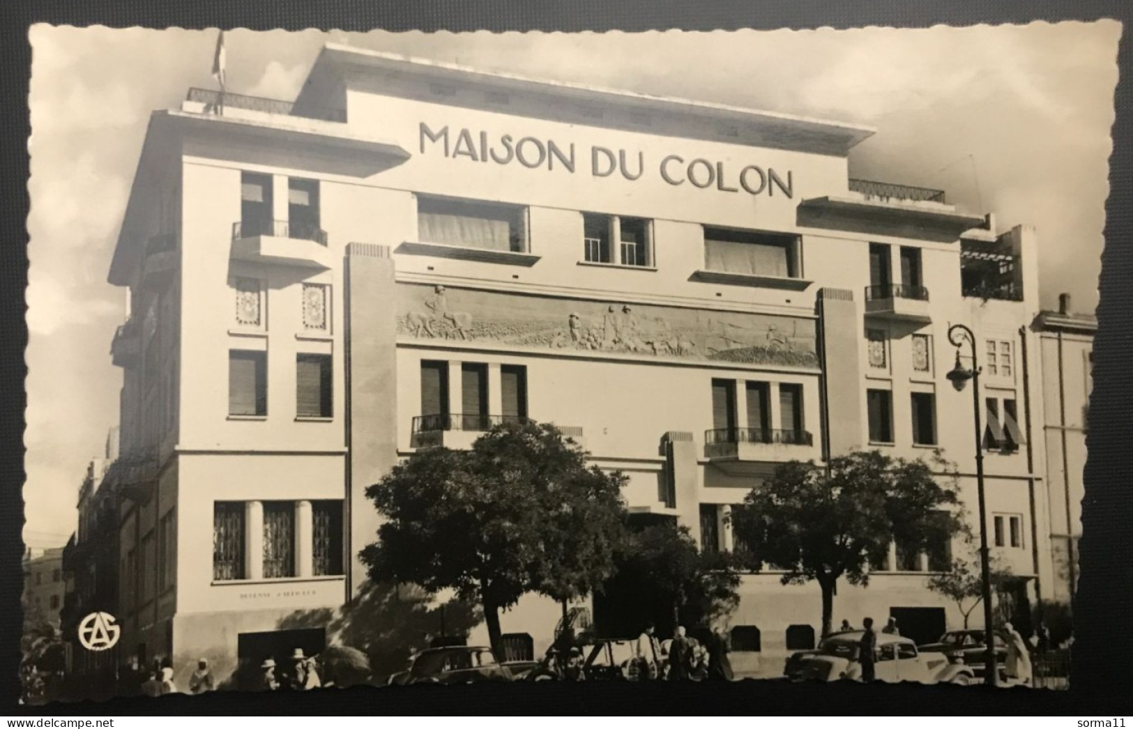 CPSM MASCARA (Algérie) La Maison Du Colon - Altri & Non Classificati