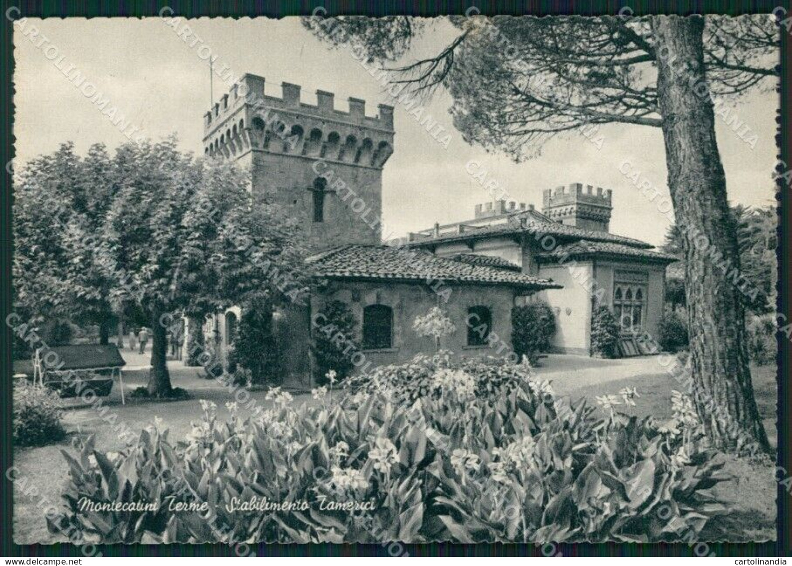 Pistoia Montecatini Terme Stabilimento Tamerici FG Cartolina HB4763 - Pistoia