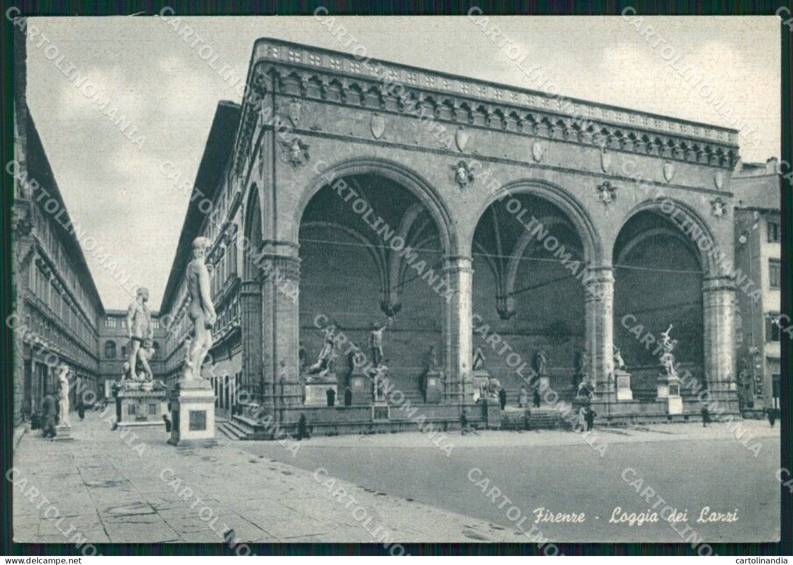 Firenze Città Loggia Dei Lanzi FG Cartolina HB4773 - Firenze (Florence)