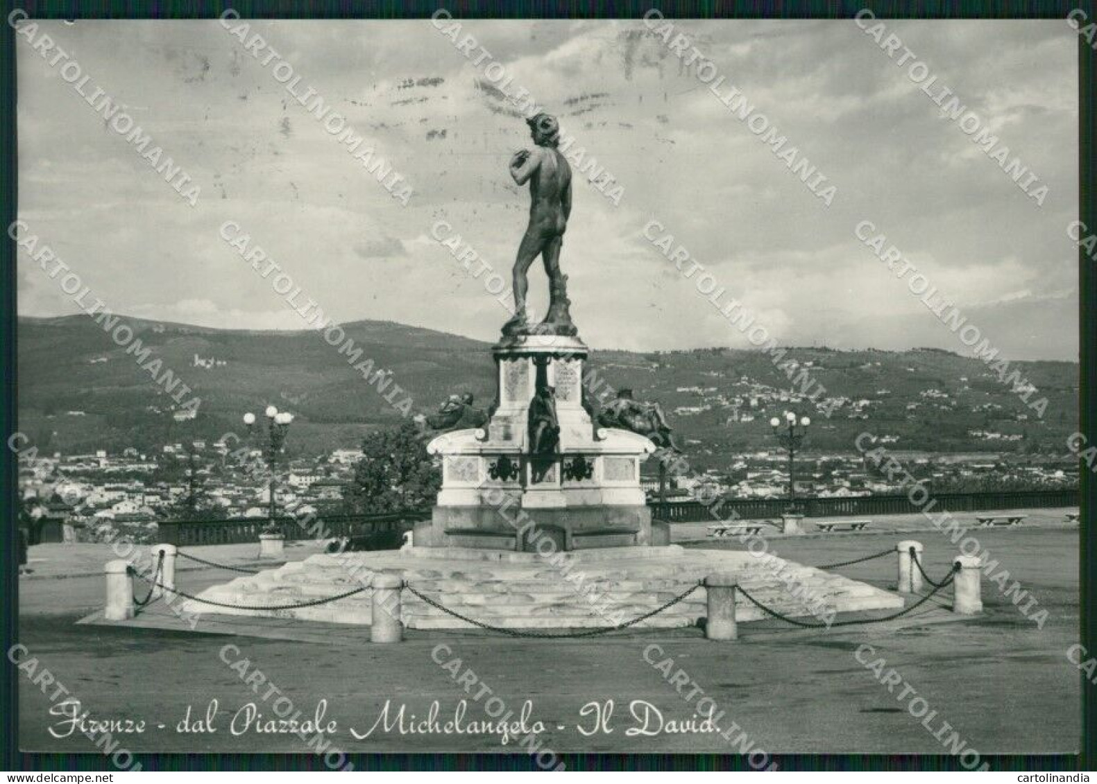 Firenze Città Piazzale Michelangelo FG Foto Cartolina HB4801 - Firenze (Florence)