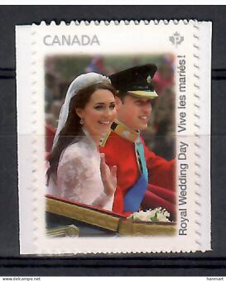 Canada 2011 Mi 2740 MNH  (ZS1 CND2740) - Royalties, Royals