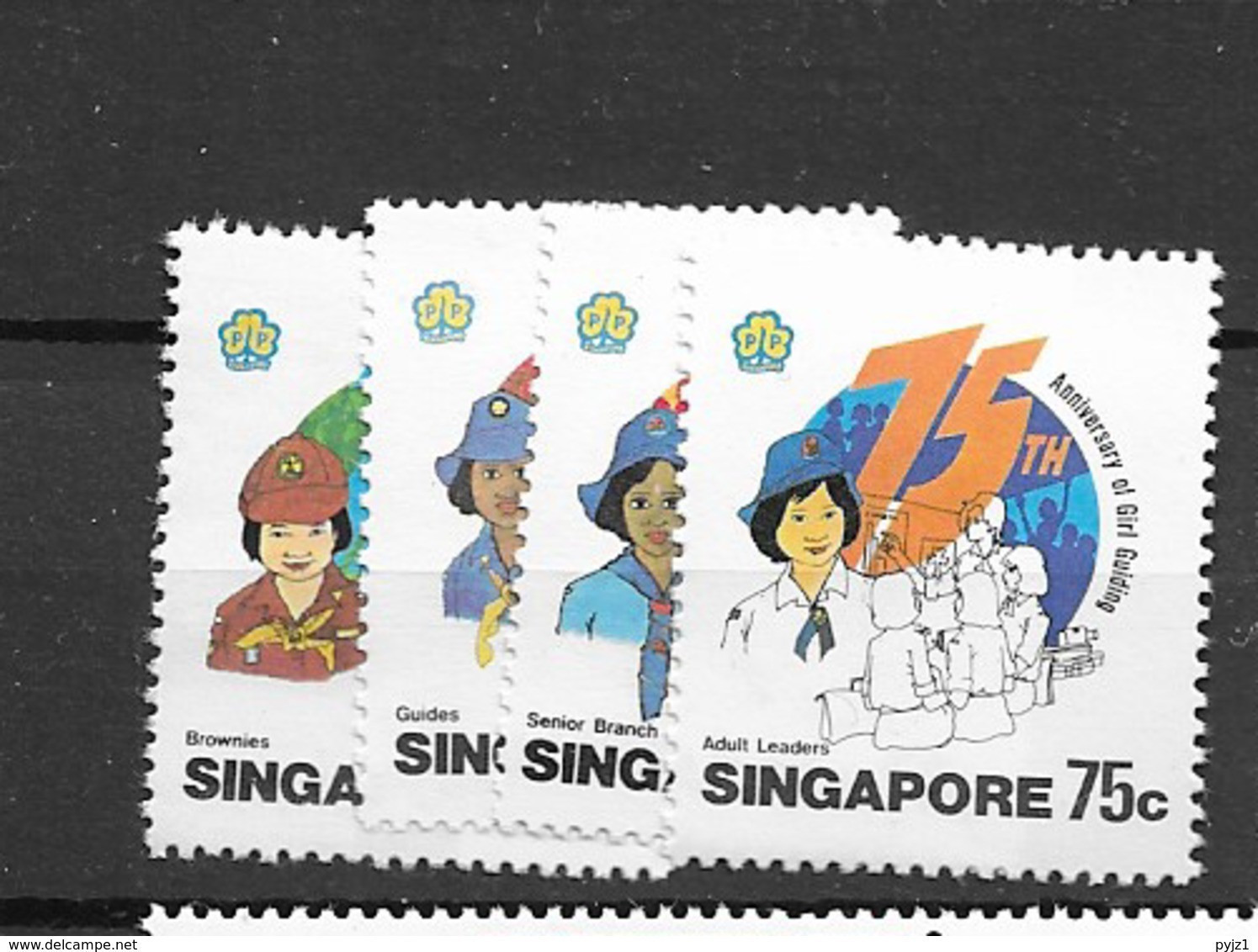 1985 MNH Singapore Mi 483-6, Postfris** - Singapur (1959-...)