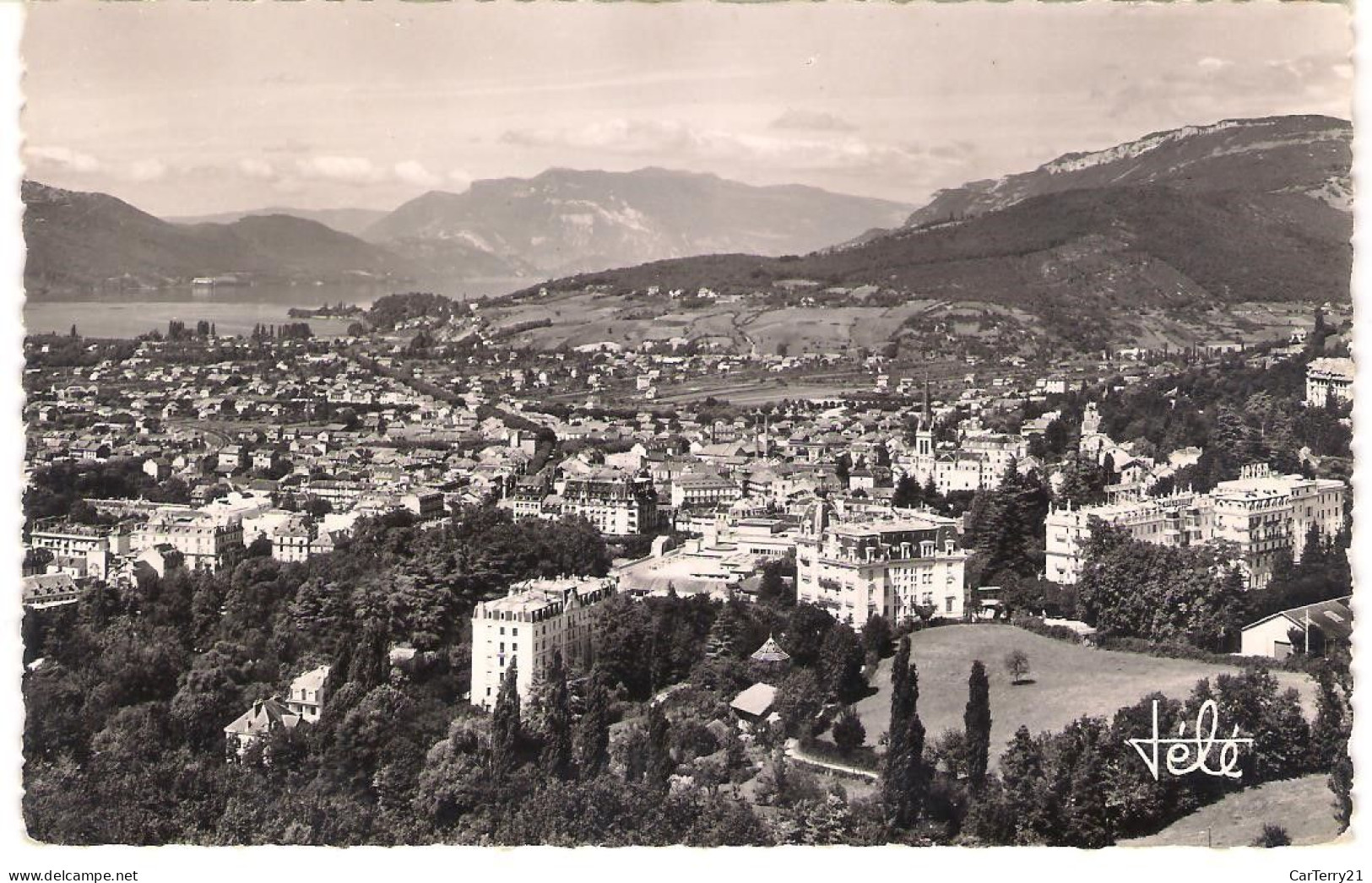 CPSM. 73 AIX LES BAINS. Vue Générale. - Aix Les Bains