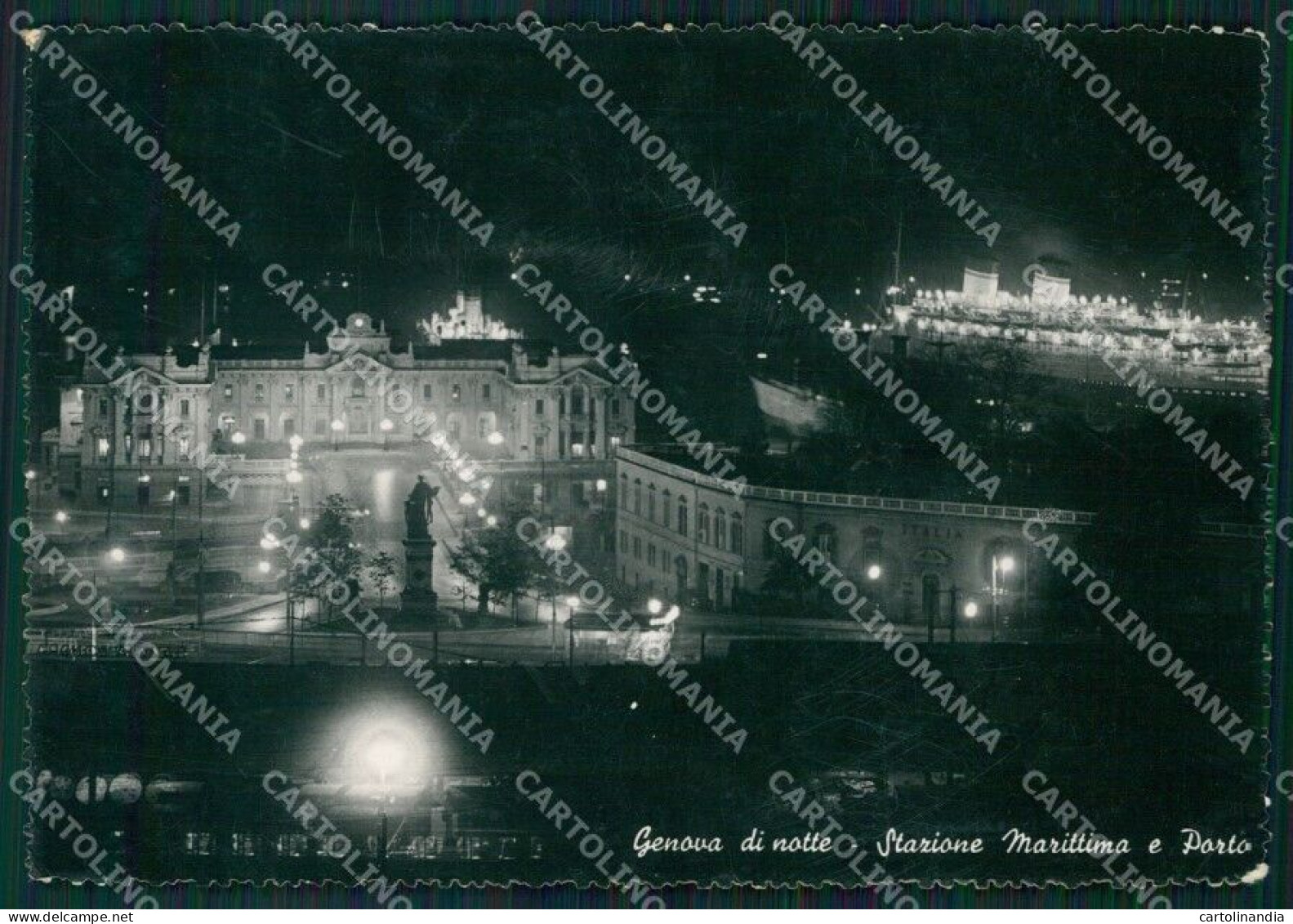 Genova Città Stazione Marittima FG Foto Cartolina HB4856 - Genova (Genoa)