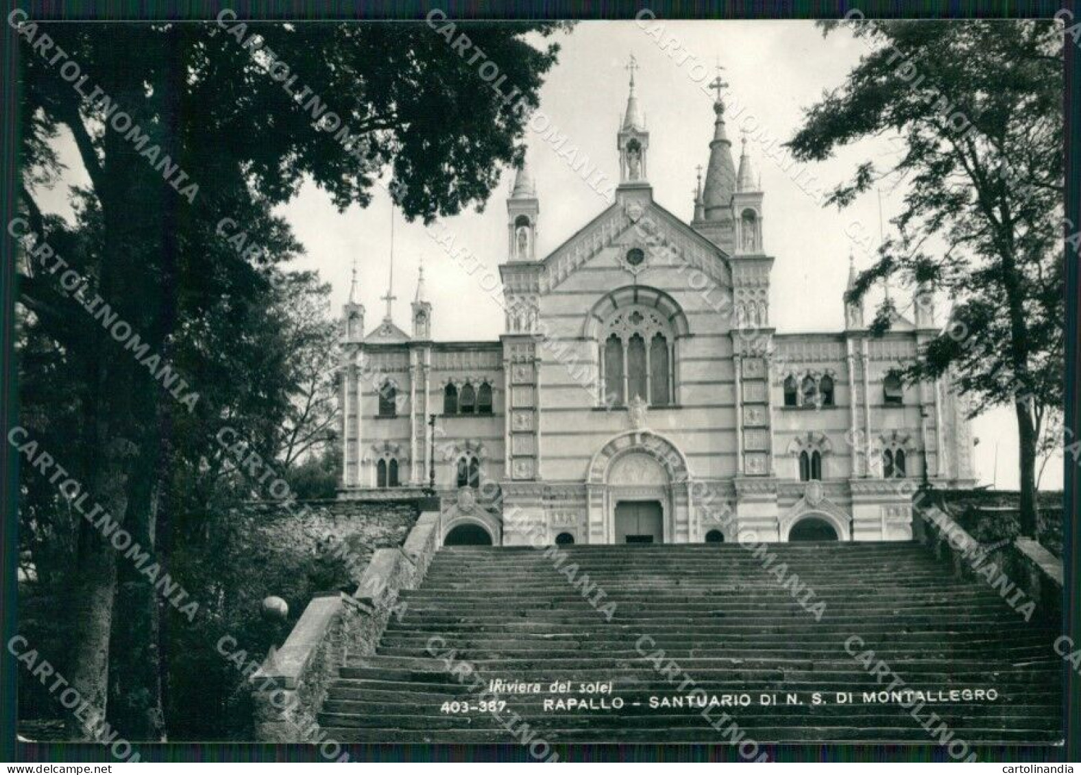 Genova Rapallo Santuario FG Foto Cartolina HB4862 - Genova (Genoa)