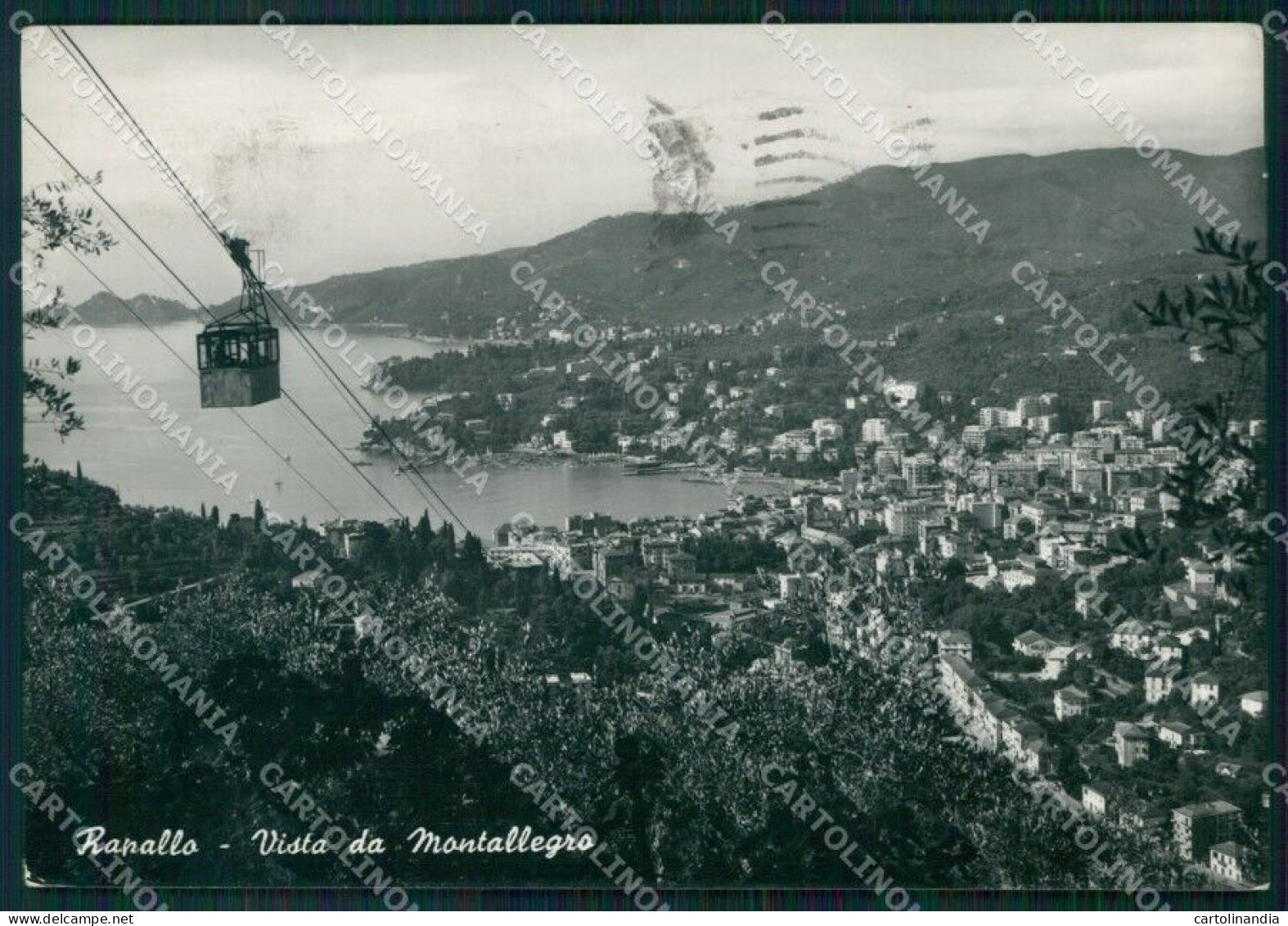 Genova Rapallo Montallegro Funivia FG Foto Cartolina HB4863 - Genova (Genoa)