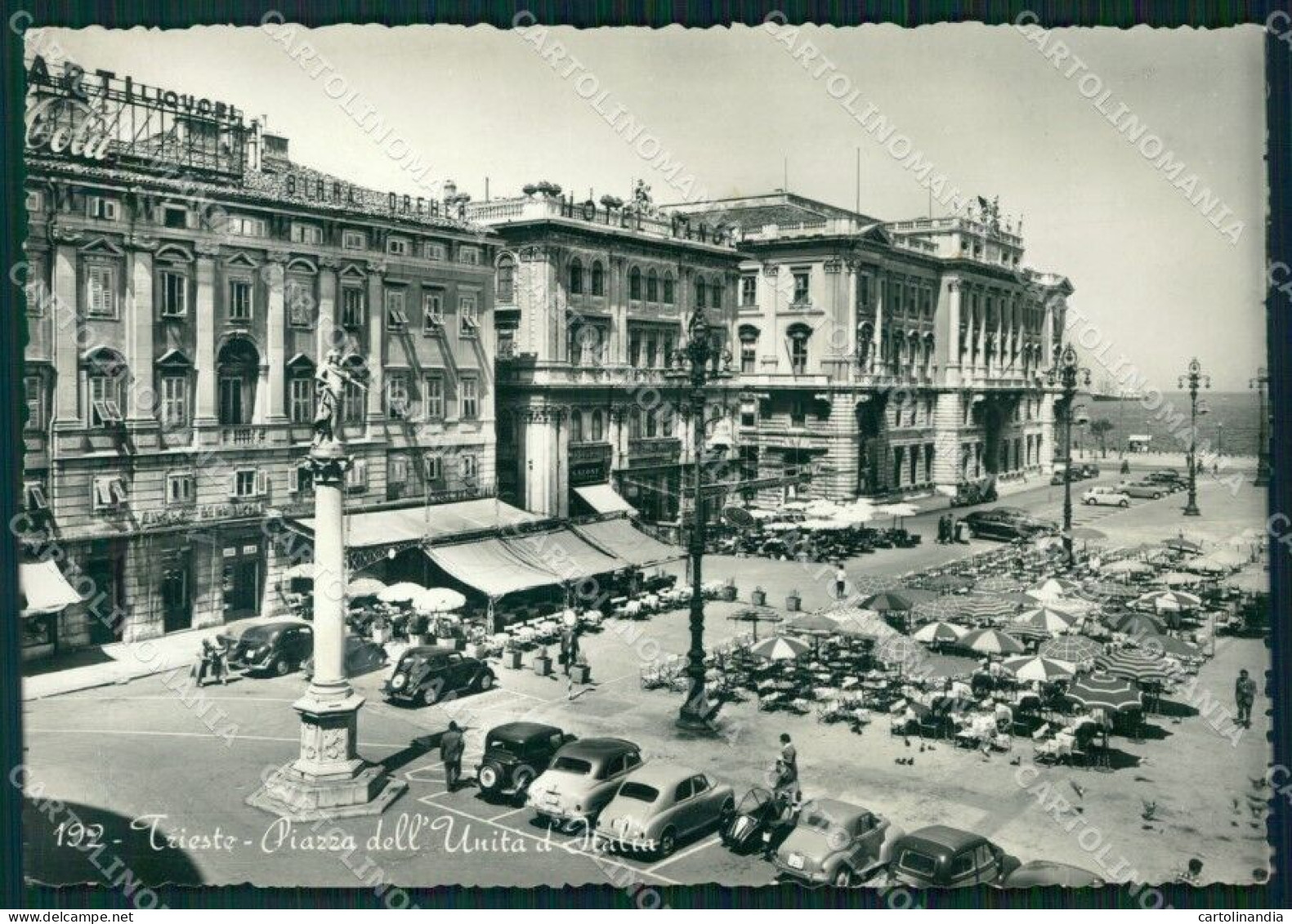 Trieste Città Auto FG Foto Cartolina HB4907 - Trieste