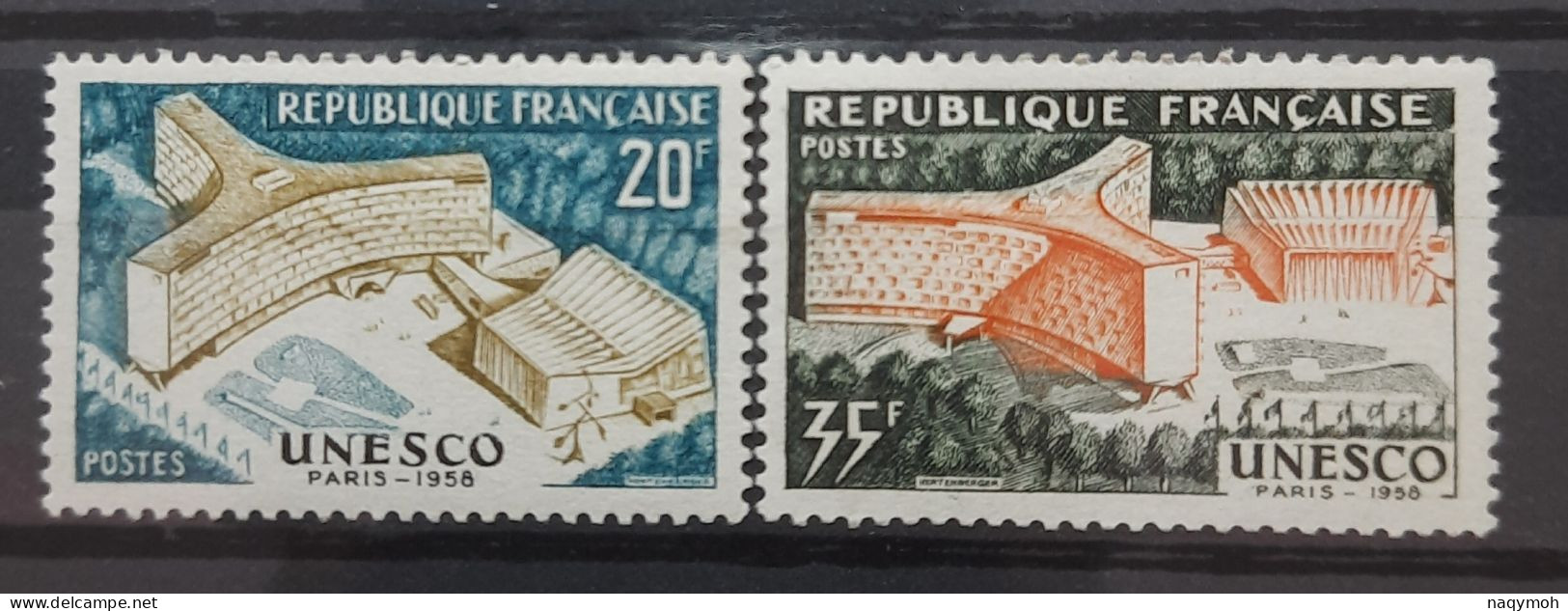 France Yvert 1177-1178** Année 1958 MNH. - Neufs