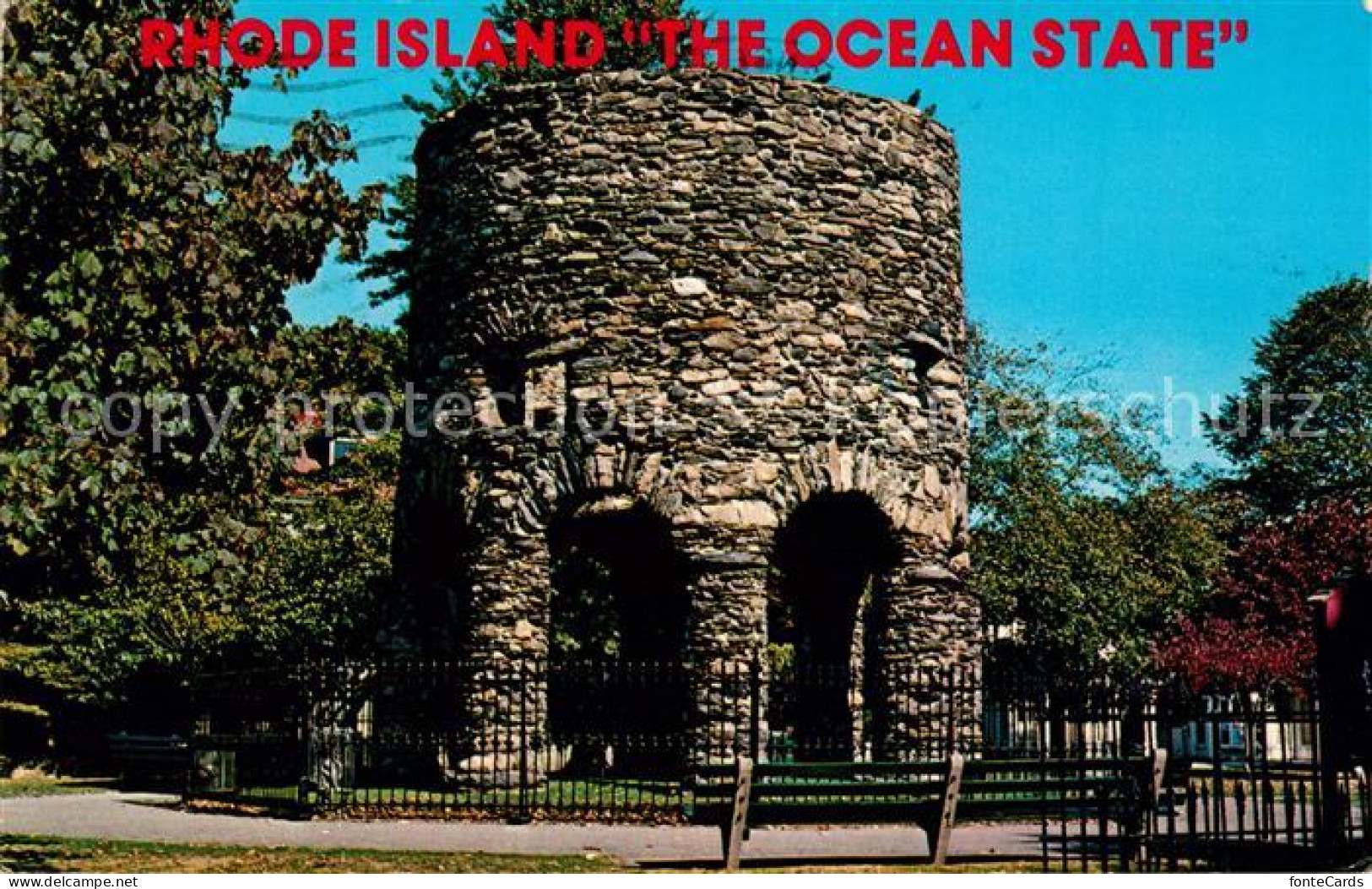 73130487 Rhode_Island_US-State Old Stone Mill Newport - Altri & Non Classificati