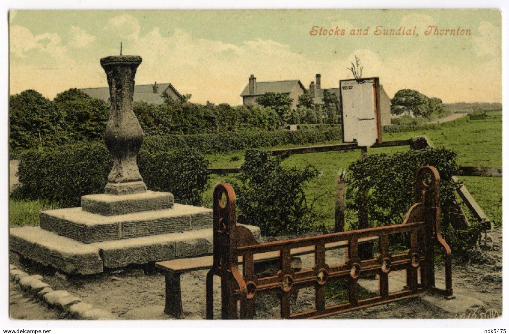 LIVERPOOL : THORNTON STOCKS AND SUNDIAL - Liverpool