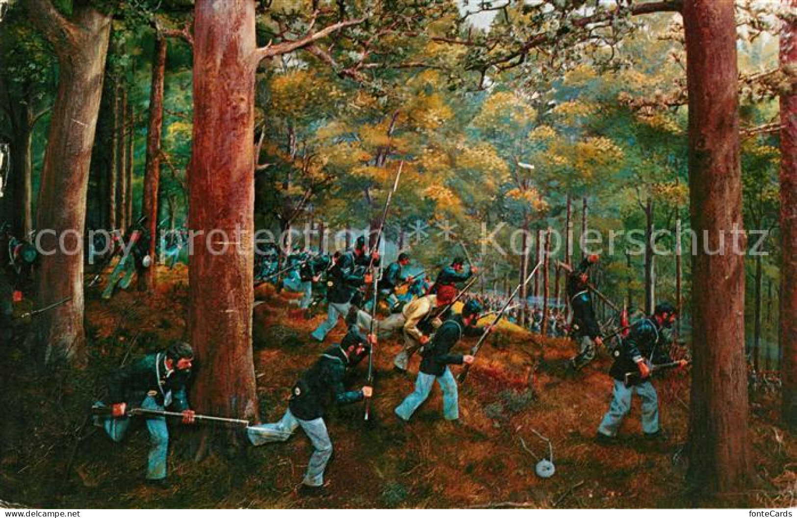 73130453 Chickamauga Snodgrass Hill Diorama - Autres & Non Classés