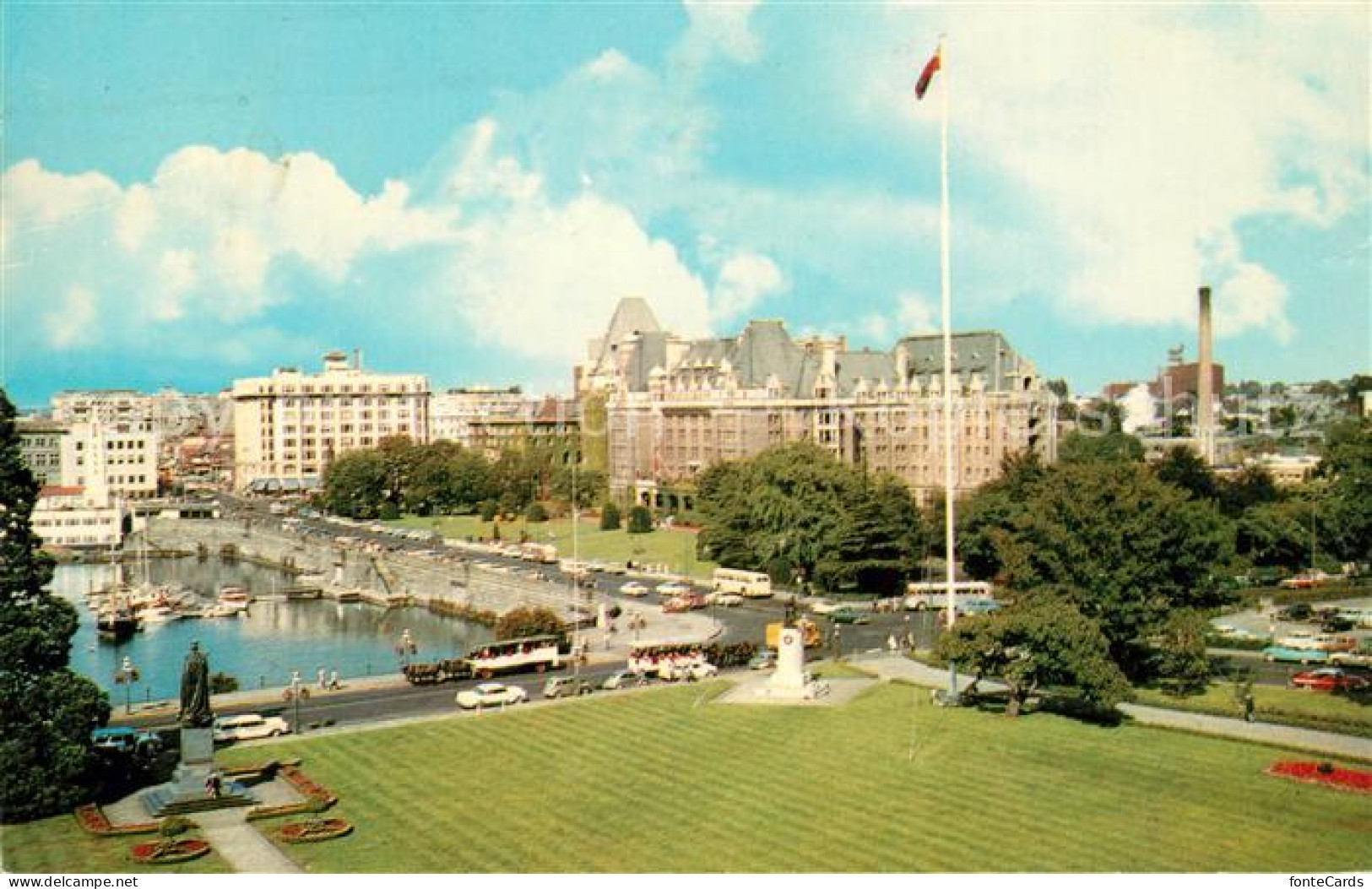 73130451 Victoria British Columbia Empress Hotel Hafen  - Non Classés