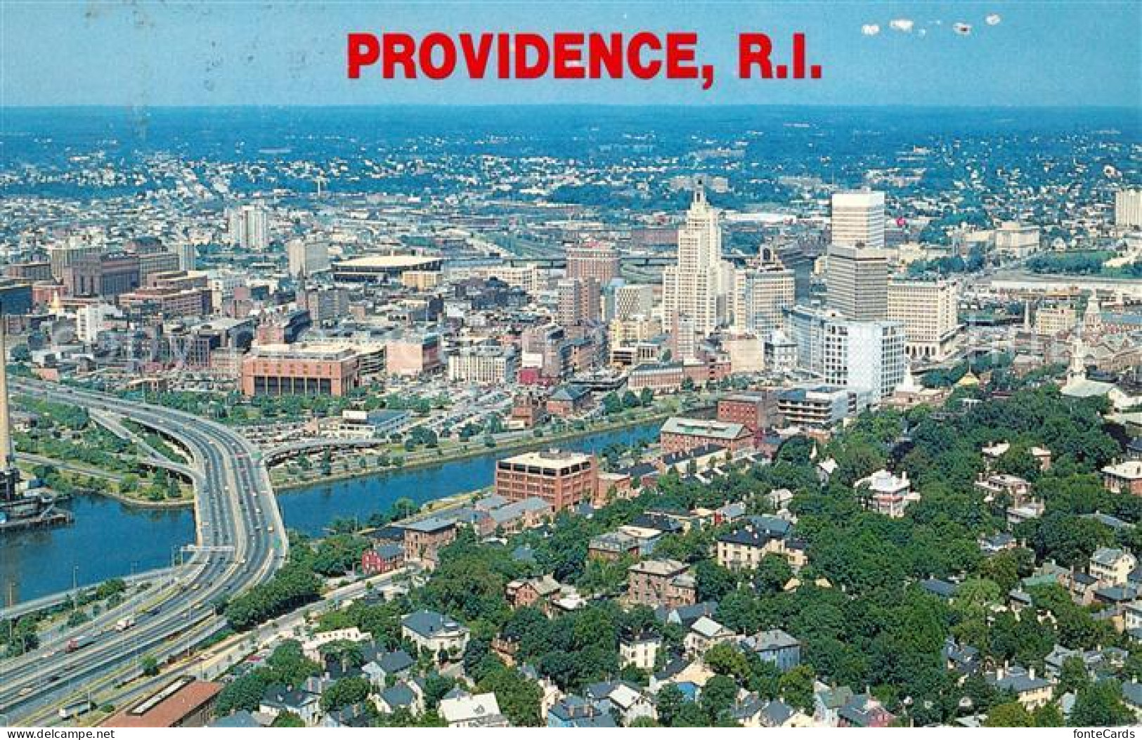 73130364 Providence_Rhode_Island Fliegeraufnahme  - Altri & Non Classificati