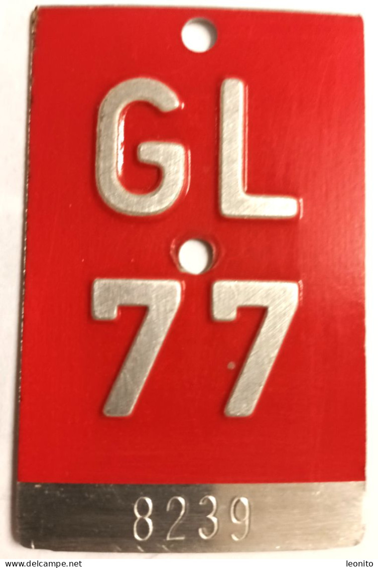 Velonummer Glarus GL 77 - Number Plates