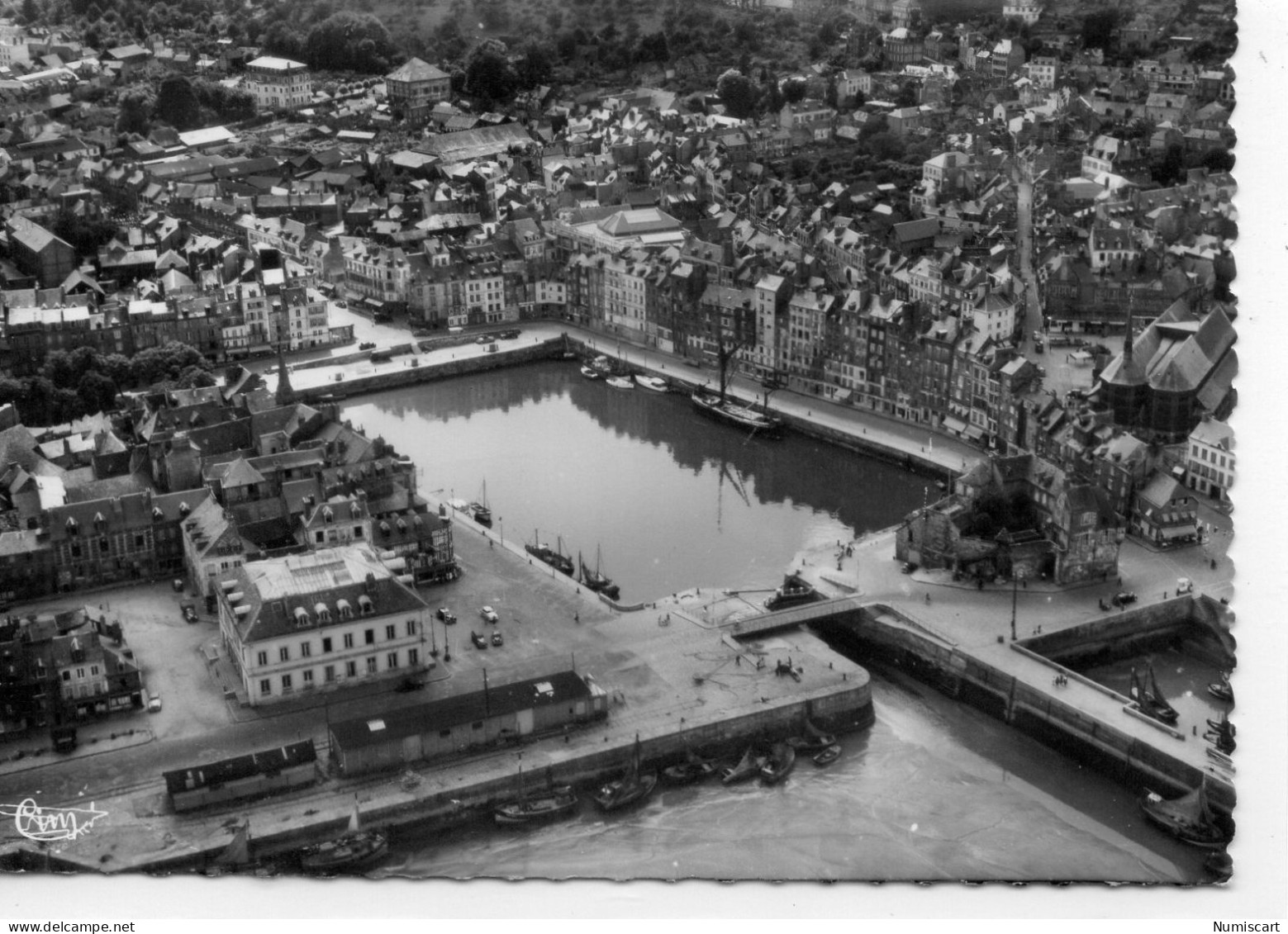 Honfleur Vue Aérienne De La Ville Port - Honfleur