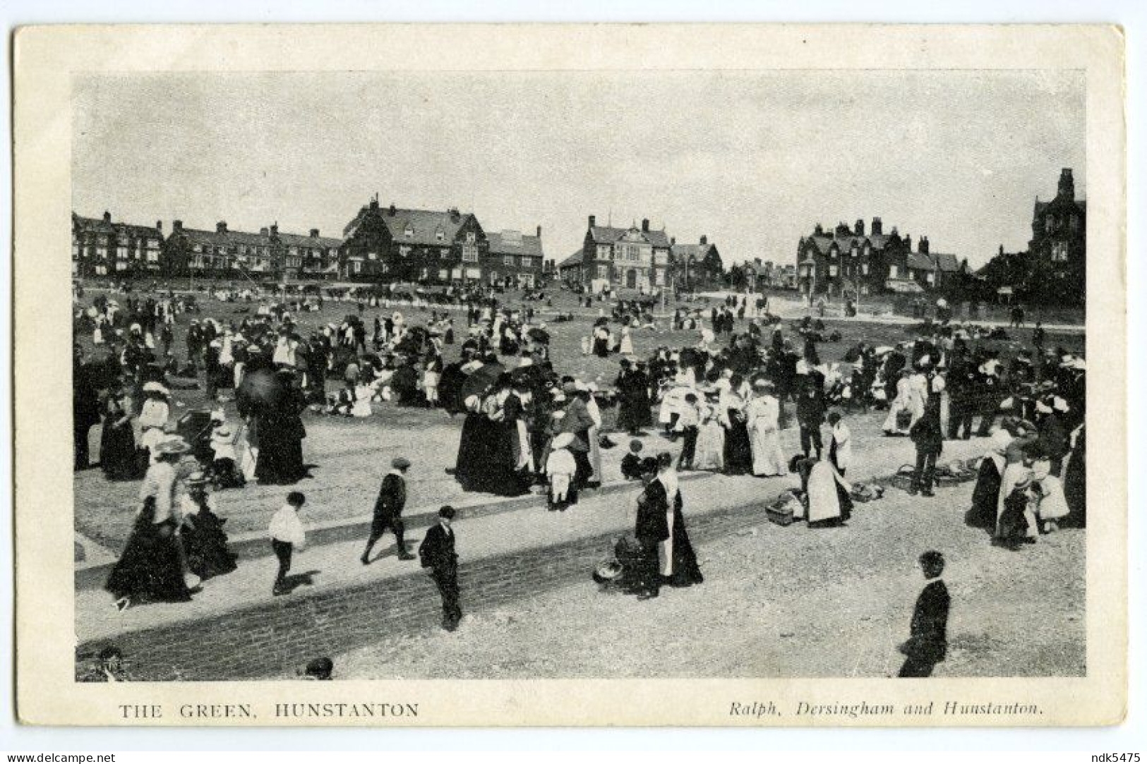 HUNSTANTON : THE GREEN / RUGBY POSTMARK / PETERBOROUGH, WHITTLESEA, CHURCH STREET (LADD) - Sonstige & Ohne Zuordnung