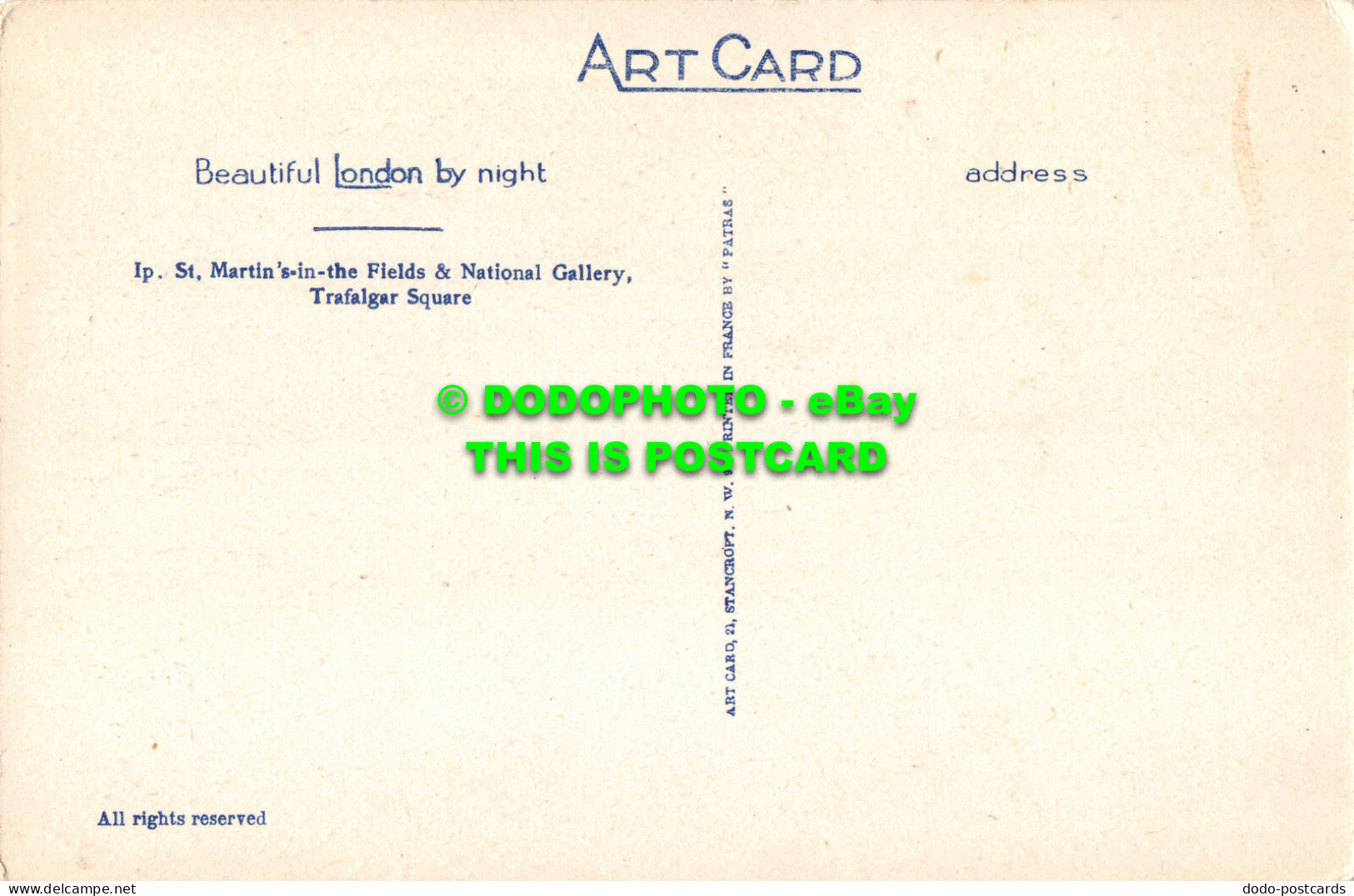 R481141 From An International Illuminations Congress. London. 1931. Artcard. Bea - Altri & Non Classificati