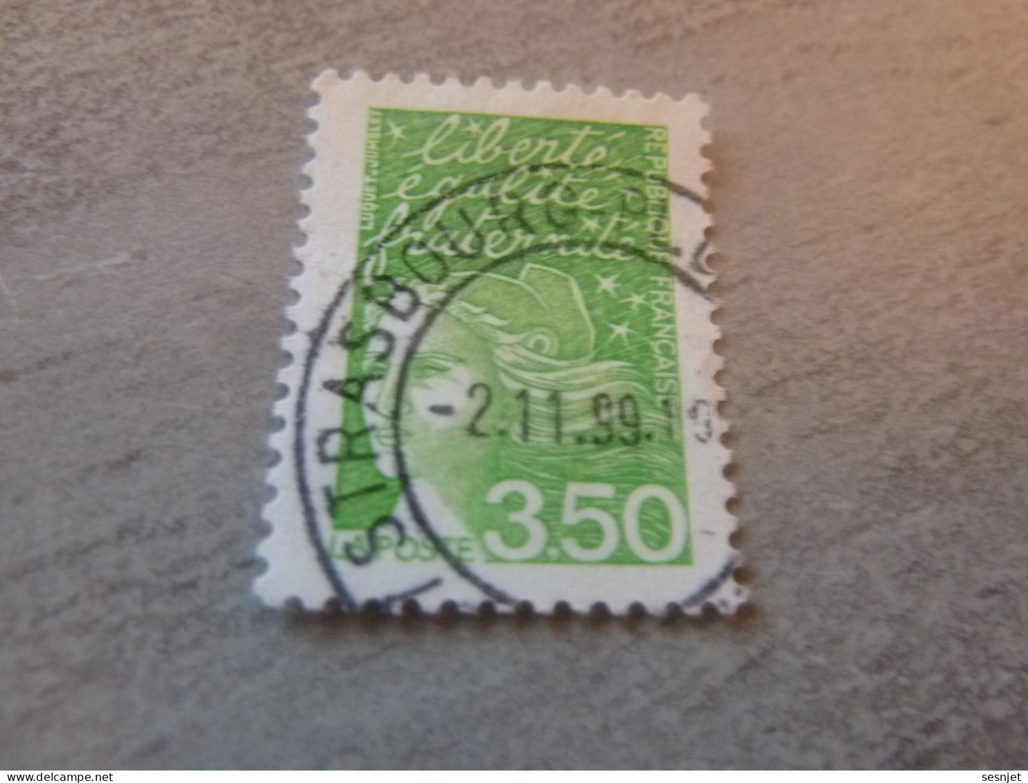 Marianne De Luquet - 3f.50 - Yt 3092 - Vert-jaune - Oblitéré - Année 1997 - - Used Stamps