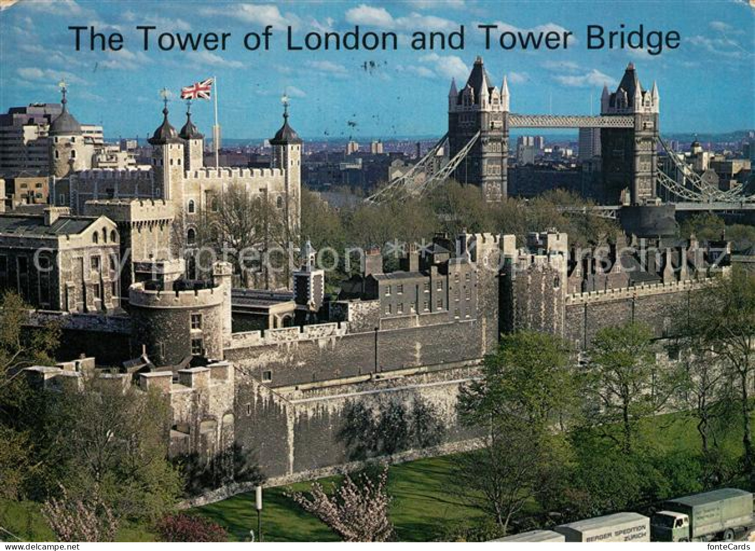 73129876 London Tower Of London And Tower Bridge - Altri & Non Classificati