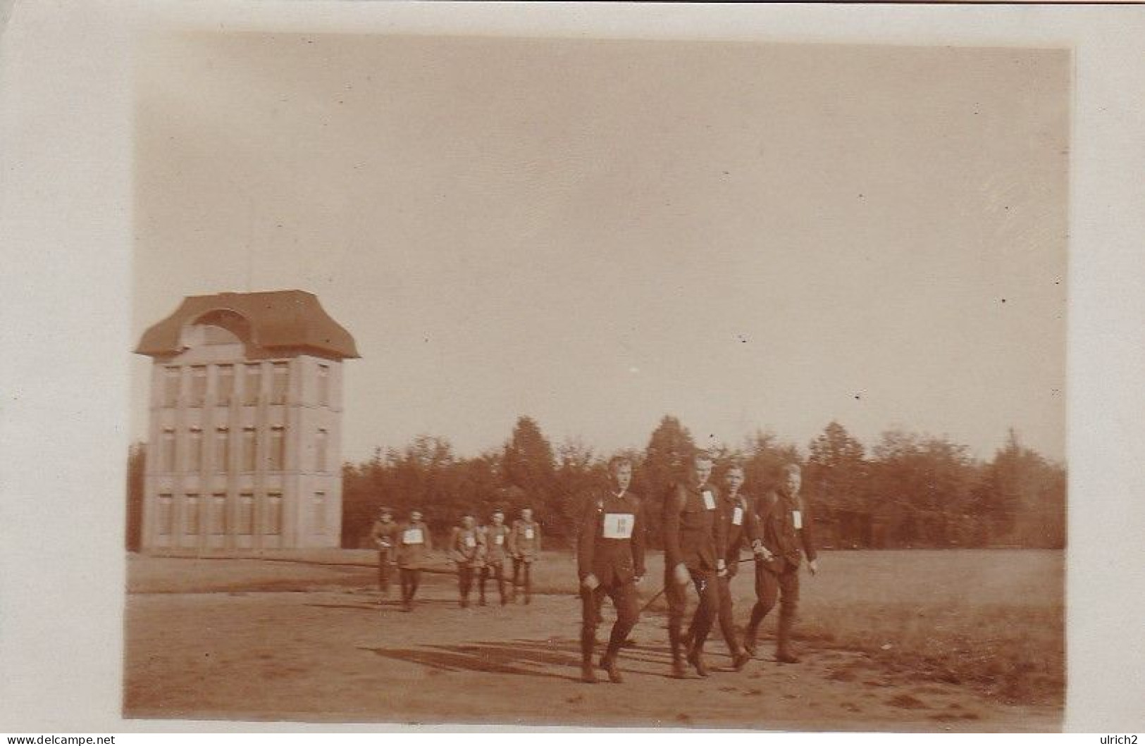 AK Foto Deutsche Soldaten Bei Gepäckmarsch - Armeegepäckmarsch - 1916 (68920) - Oorlog 1914-18