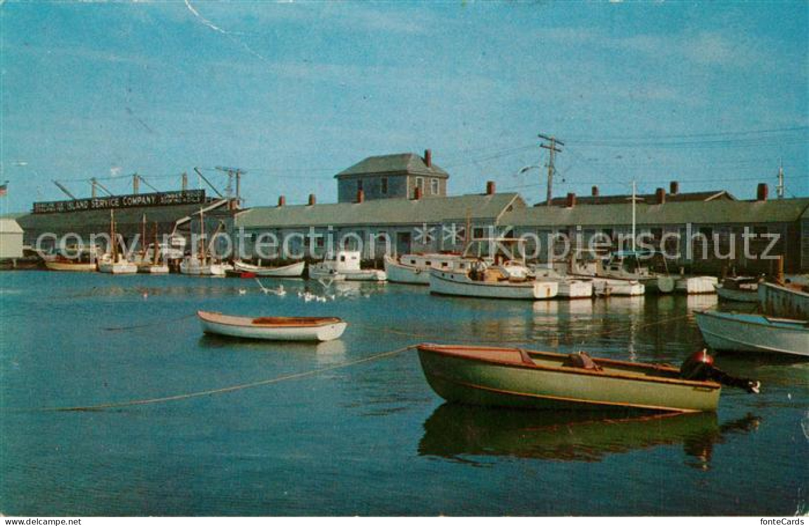 73294205 Nantucket Seallop Fleet At Dock - Other & Unclassified