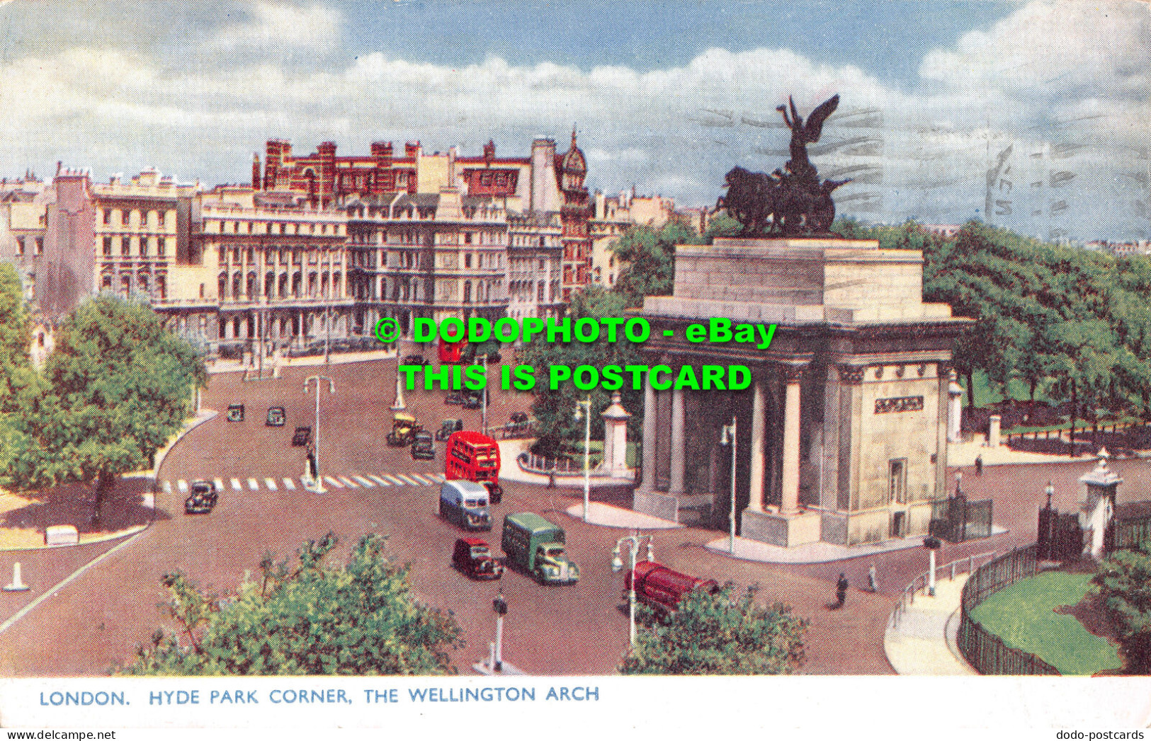 R480975 London. Hyde Park Corner. The Wellington Arch. Photochrom. 1955 - Altri & Non Classificati