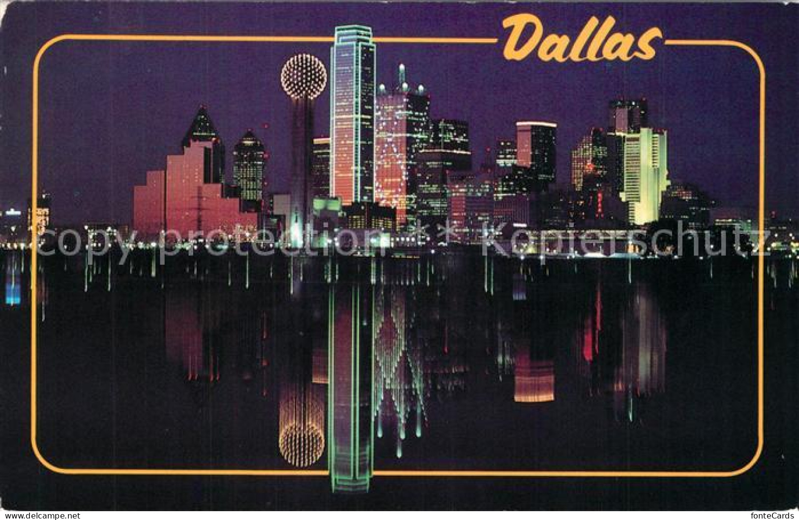 73271866 Dallas_Texas Skyline At Night - Autres & Non Classés