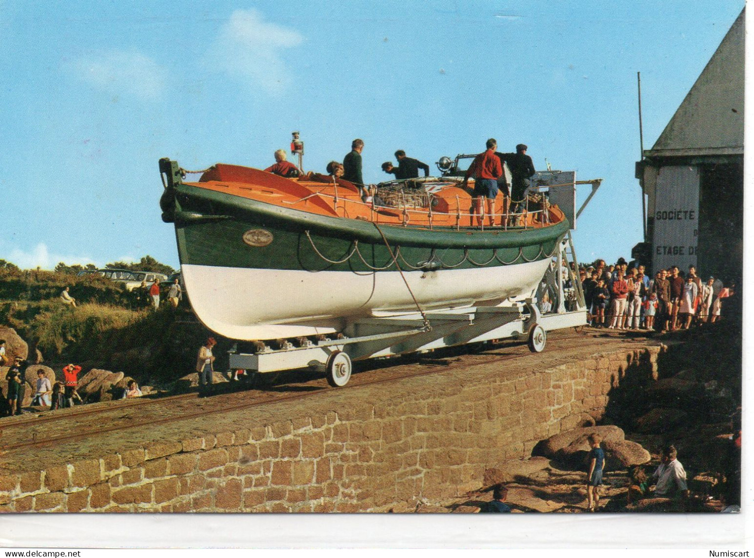 Ploumanac'h Perros-Guirec Très Animée Canot De Sauvetage "AIMEE-HILDA" - Ploumanac'h