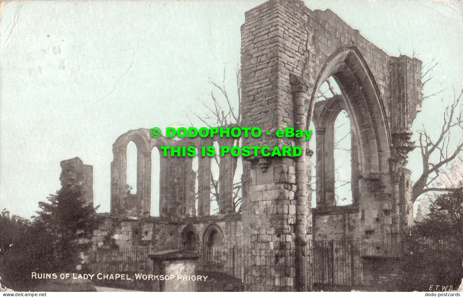 R481568 Ruins Of Lady Chapel. Workshop Priory. E. T. W. D. Dainty Series. 1908 - Mundo