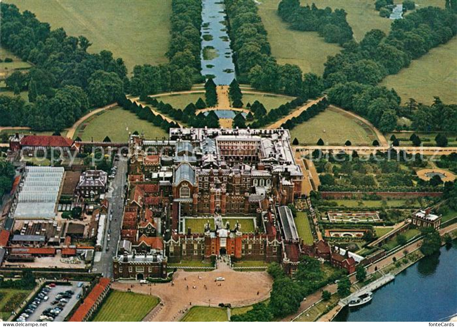 73267212 Middlesex Fliegeraufnahme Hampton Court Palace - Altri & Non Classificati