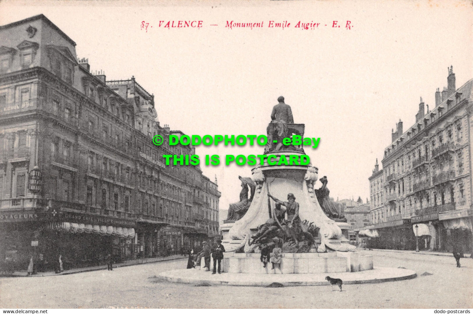 R481000 87. Valence. Monument Emile Augier. E. R. Guionie Toulouse - Mundo