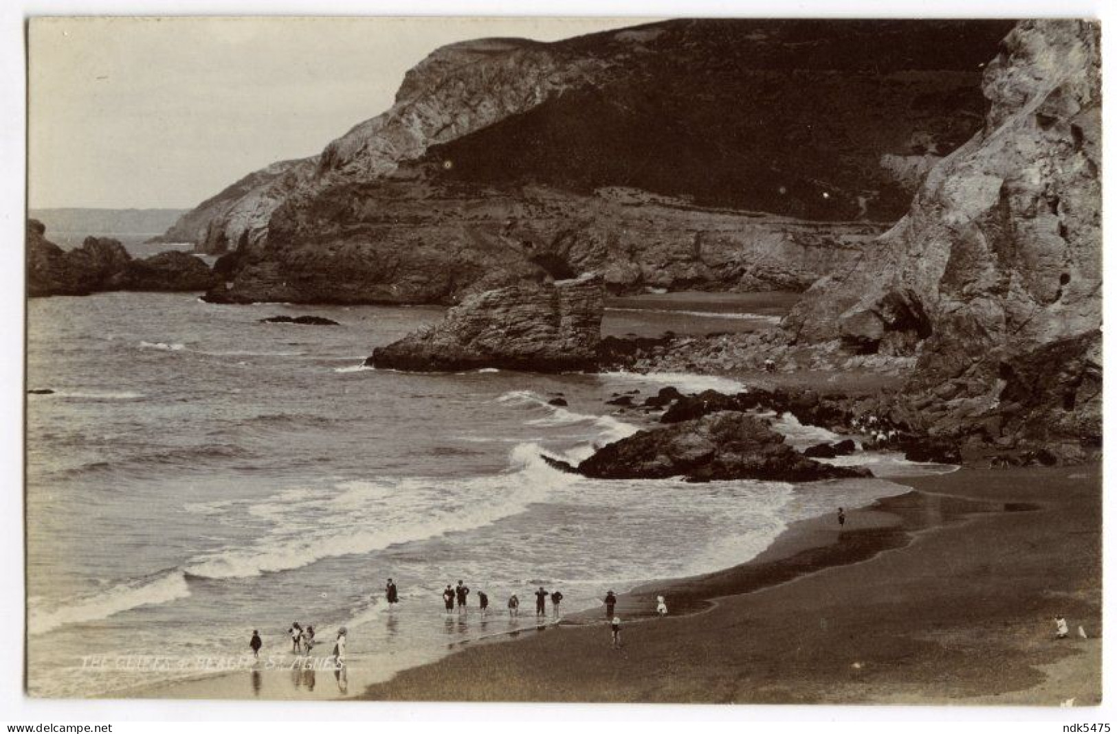 ST AGNES : THE CLIFFS AND BEACH - Other & Unclassified