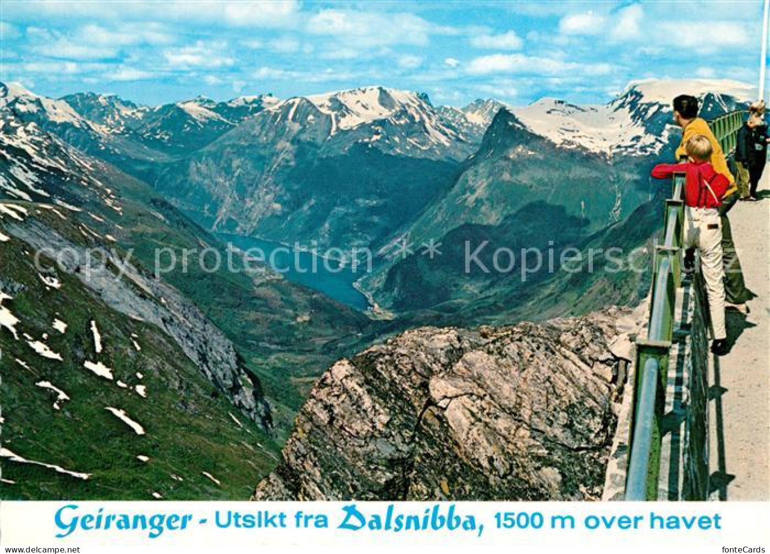 73251343 Geiranger Aussicht Von Dalsnibba Geiranger - Norvège