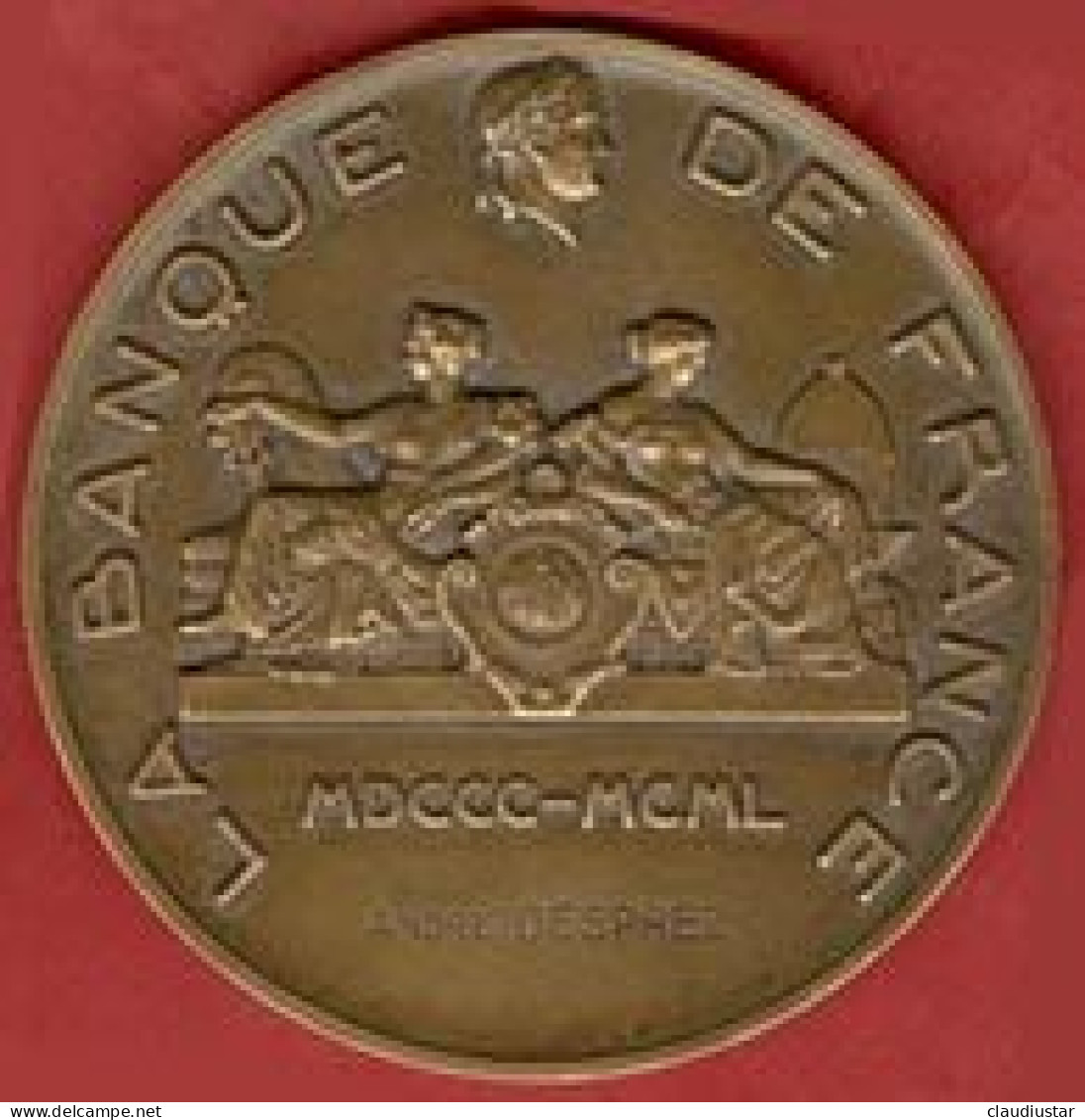 ** MEDAILLE  BANQUE  De  FRANCE ** - Altri & Non Classificati