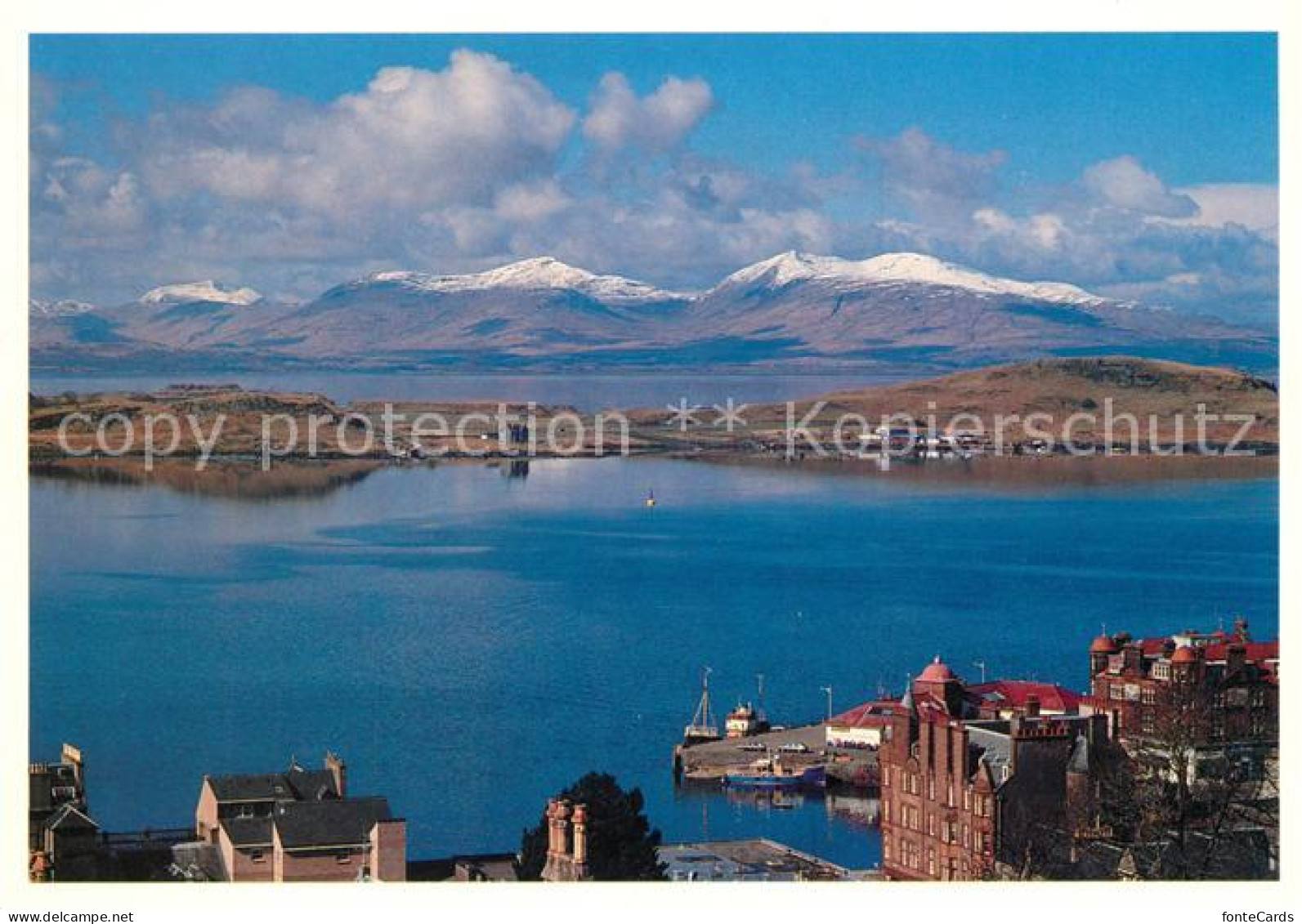 73244734 Oban Fliegeraufnahme Bay Isle Of Kerrera Oban - Autres & Non Classés